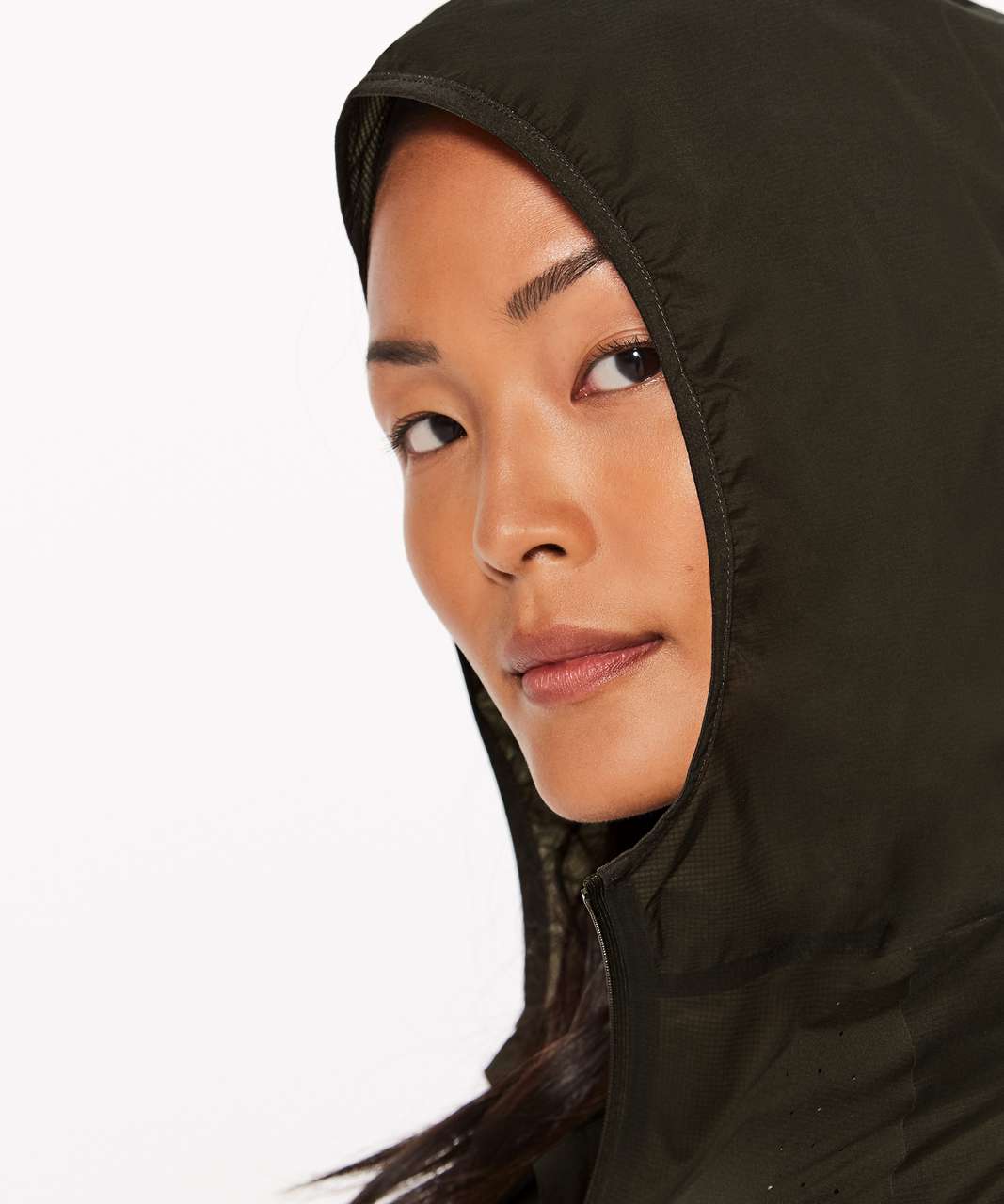 Lululemon Like The Windshell - Dark Olive