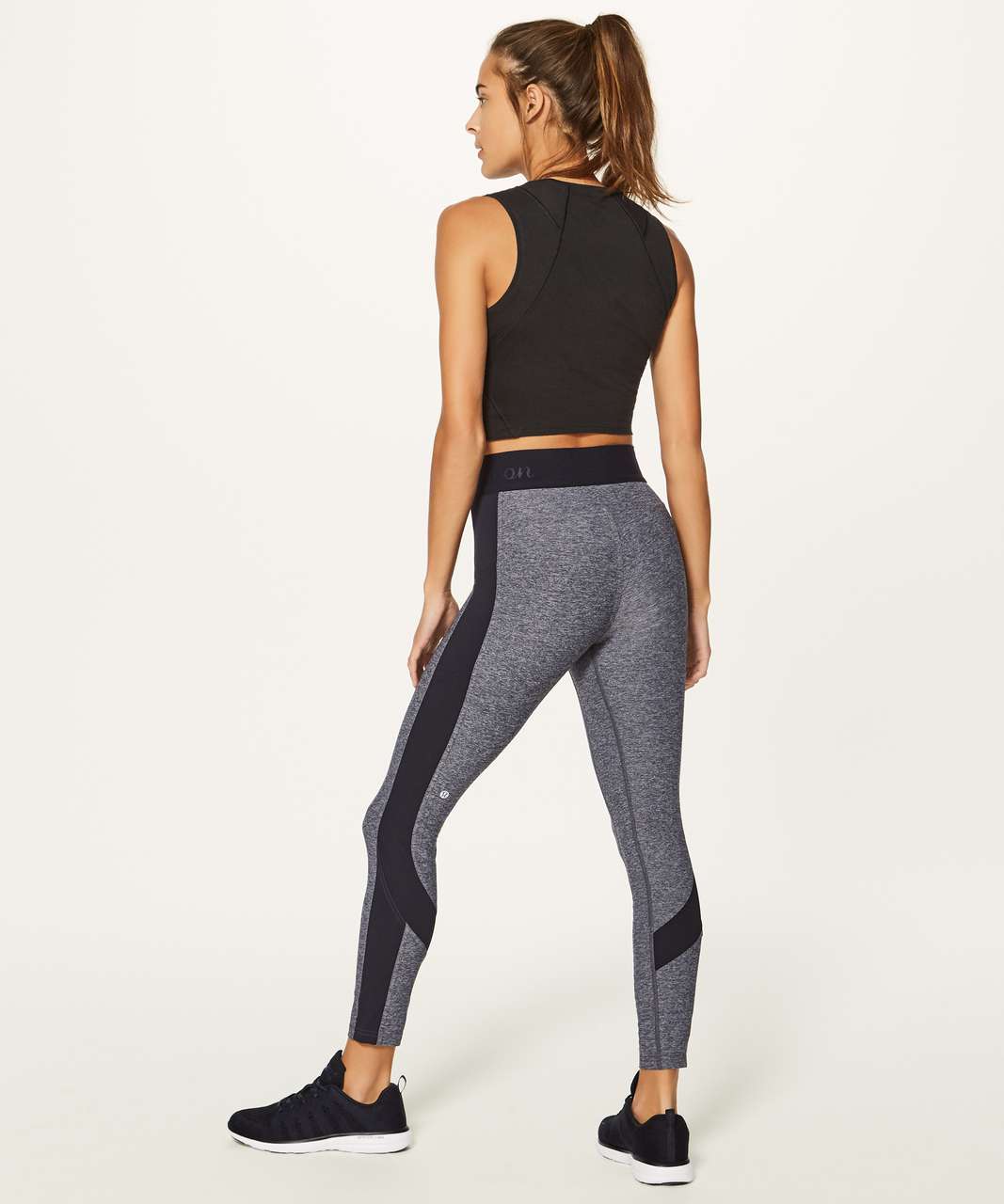 Lululemon Box It Out Tight - Heathered Black / Black (First Release)