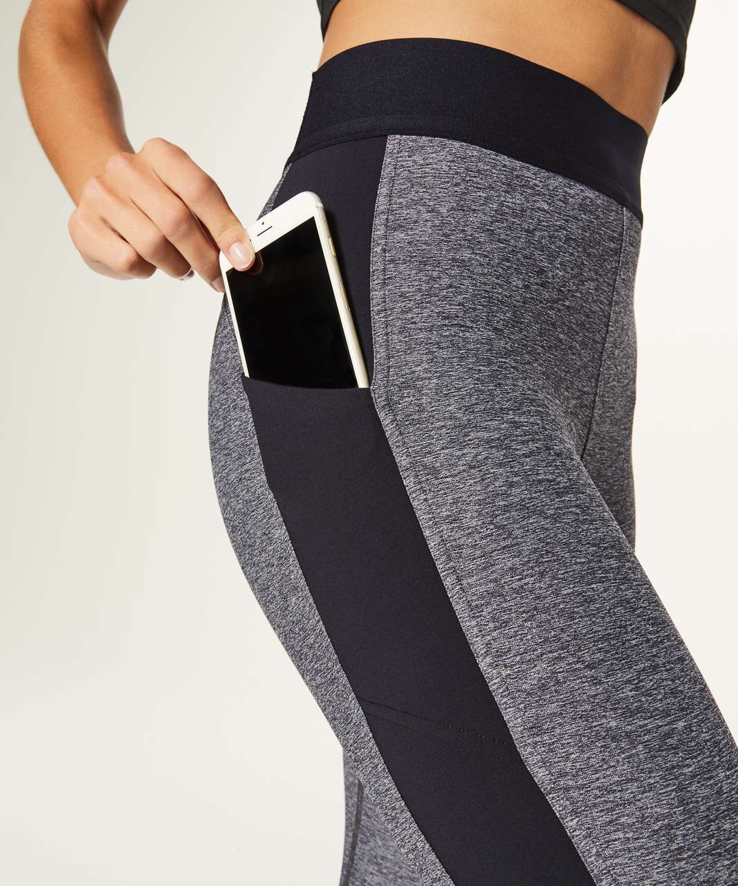 Lululemon Box It Out Tight - Heathered Black / Black (First Release)