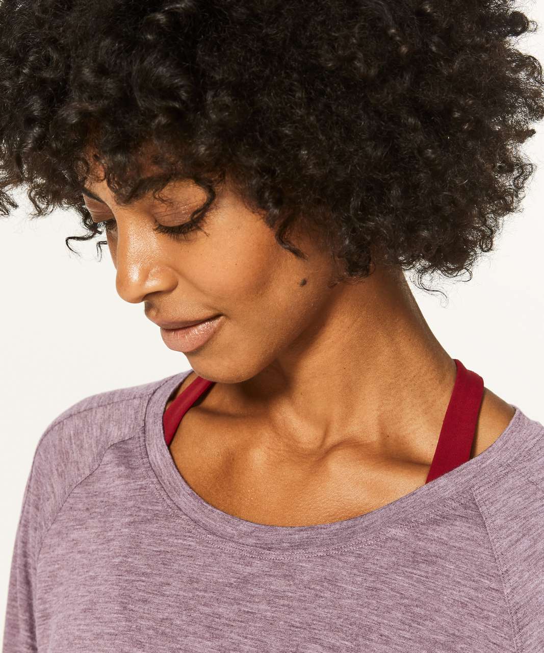 Lululemon Box It Out Long Sleeve - Heathered Oxblood