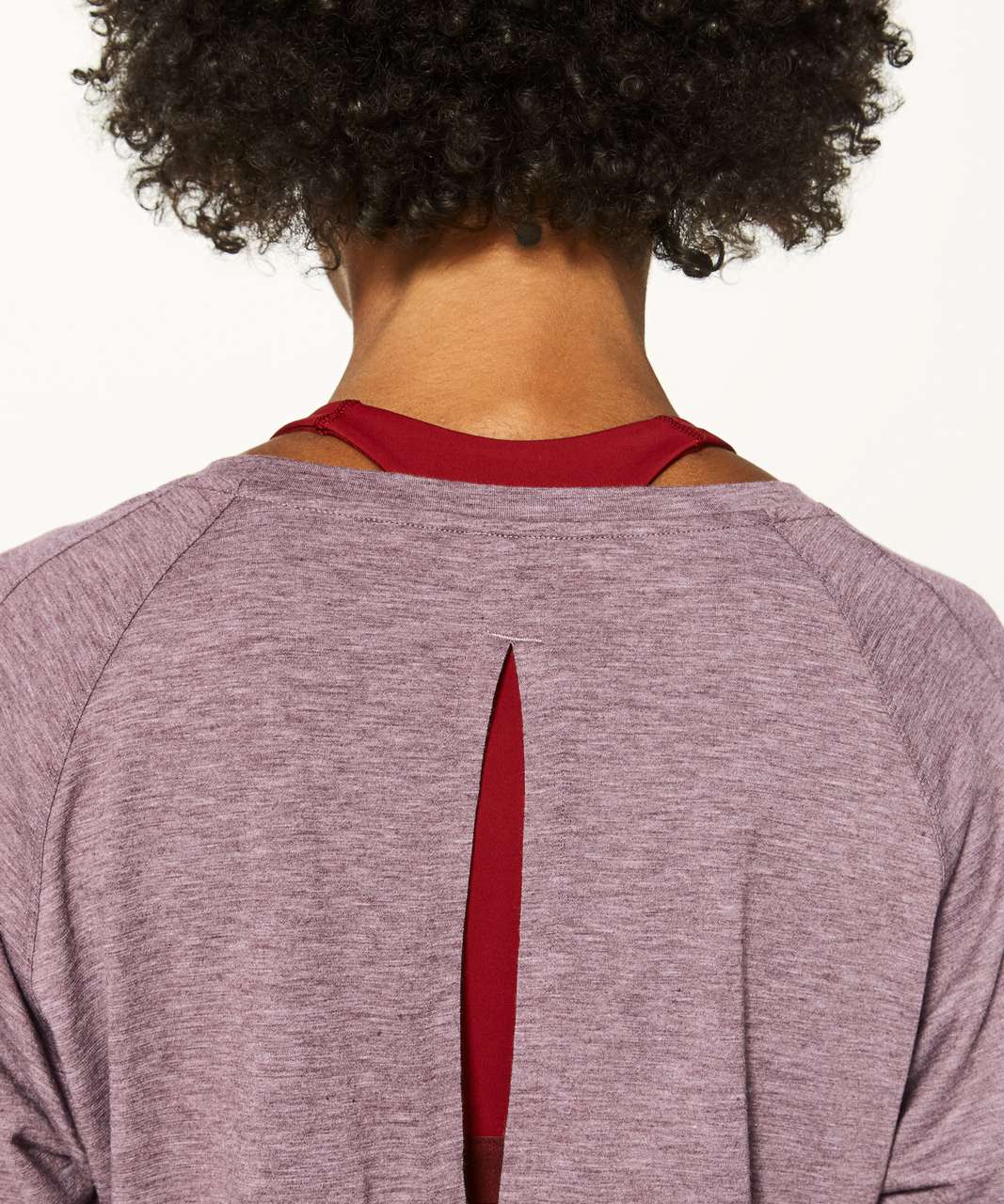 Lululemon Box It Out Long Sleeve - Heathered Oxblood