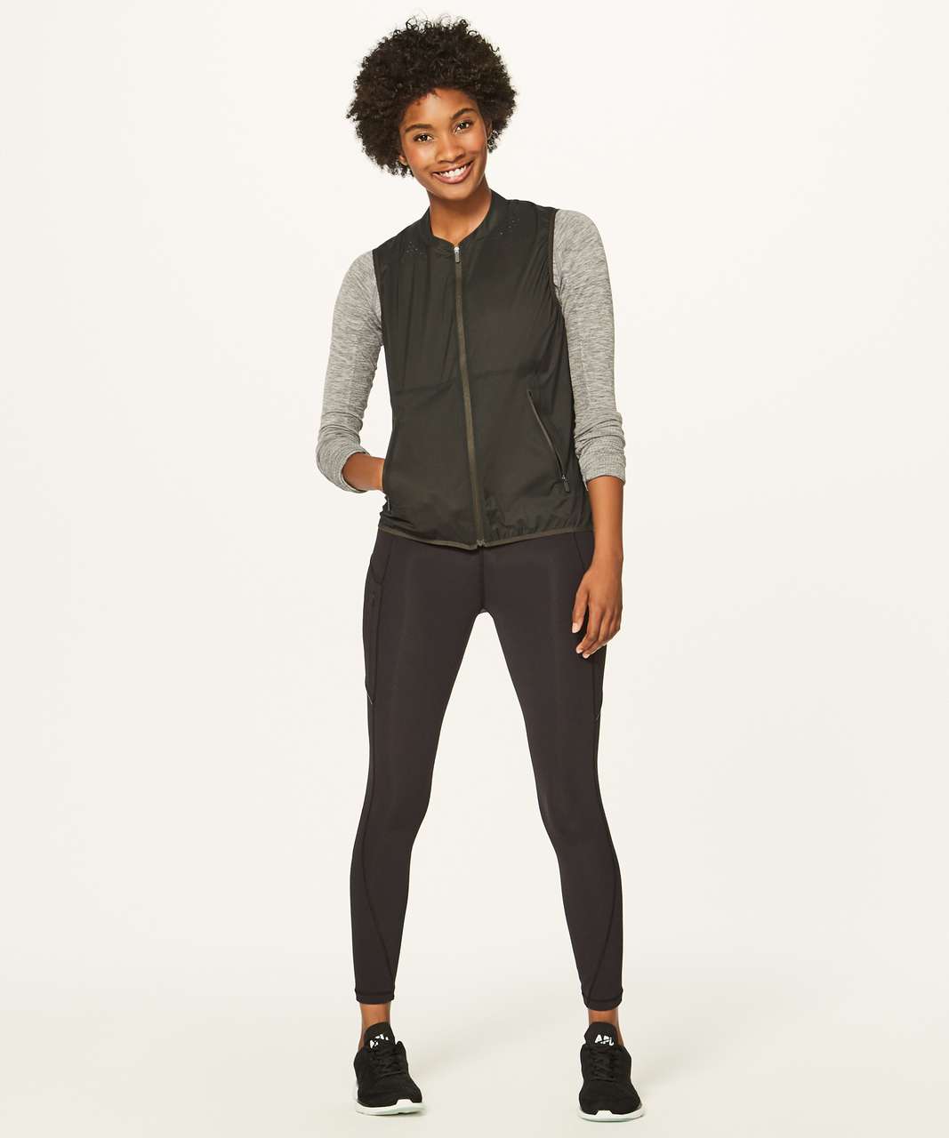 Lululemon Like The Wind Vest - Dark Olive