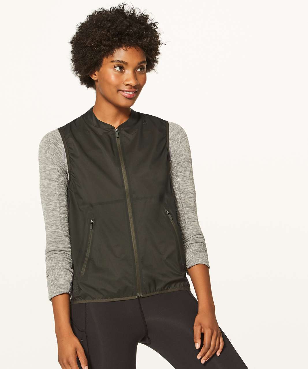 Lululemon Like The Wind Vest - Dark Olive