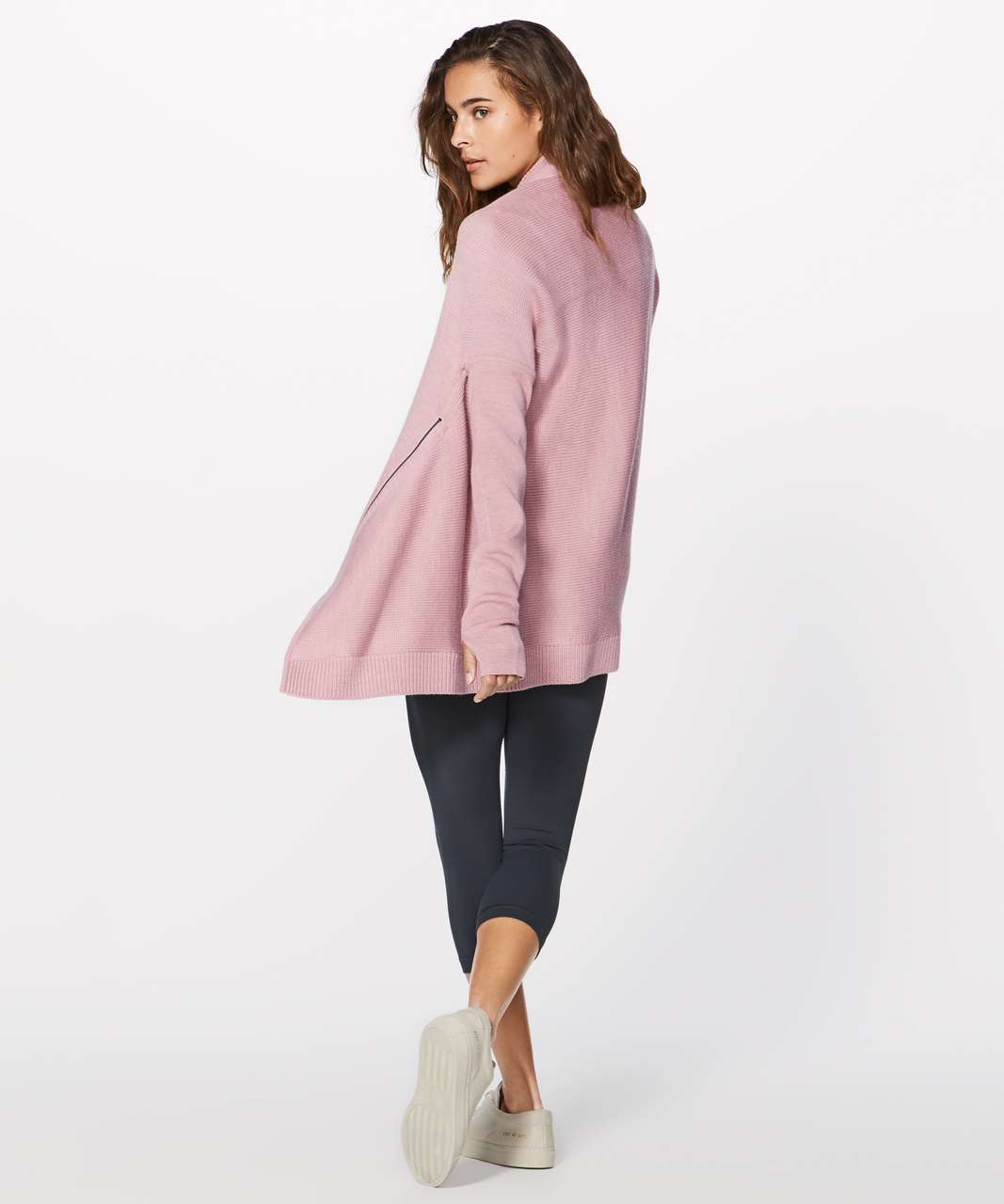 Lululemon Wrap It Up Sweater - Heathered Mink Berry