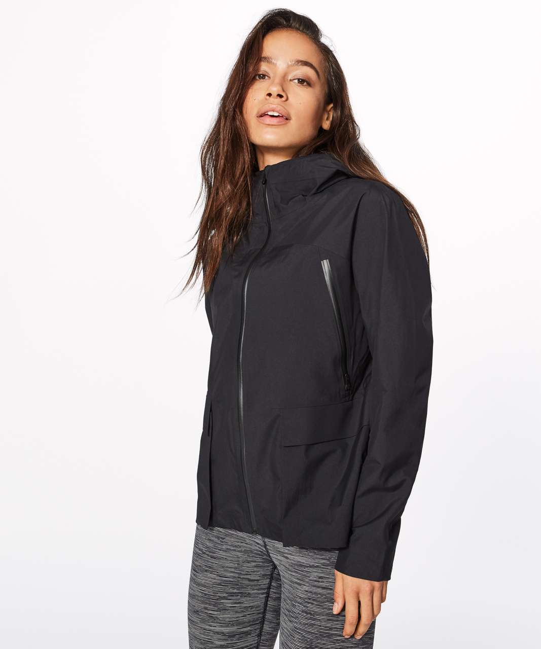 Lululemon Mist Over Windbreaker - Black - lulu fanatics