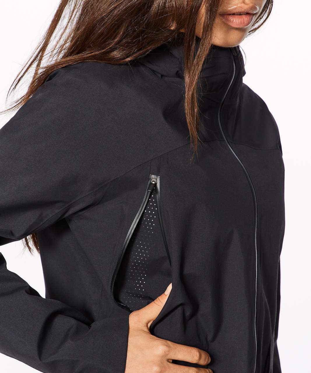 Lululemon Resist The Mist Jacket - Black - lulu fanatics