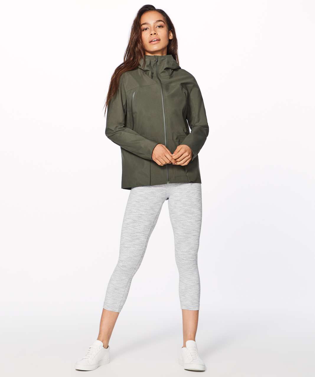 Lululemon Mist Over Windbreaker Jacket Size 6 PGM1 01132