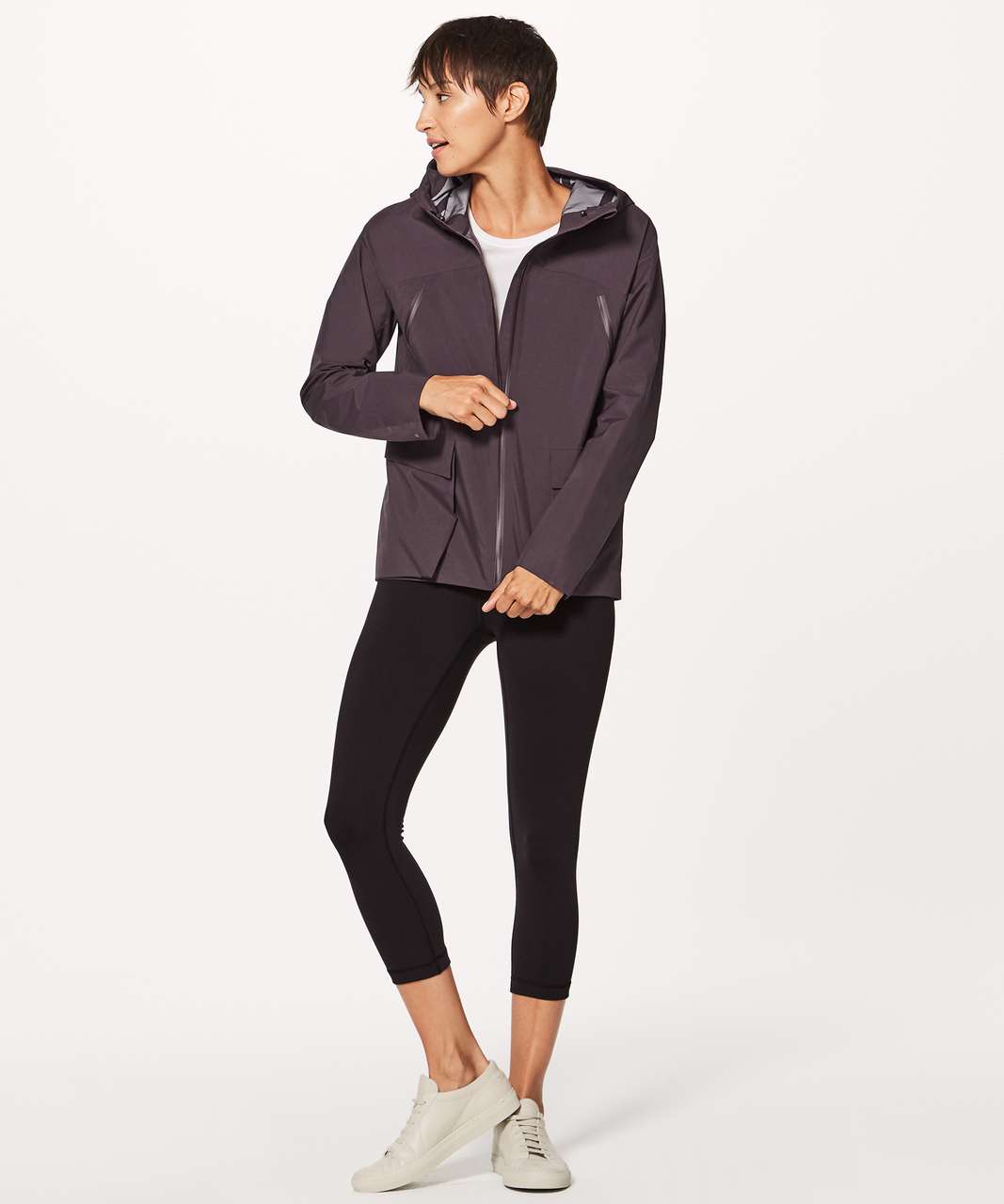 Lululemon Mist Over Windbreaker Jacket Size 6 PGM1 01132