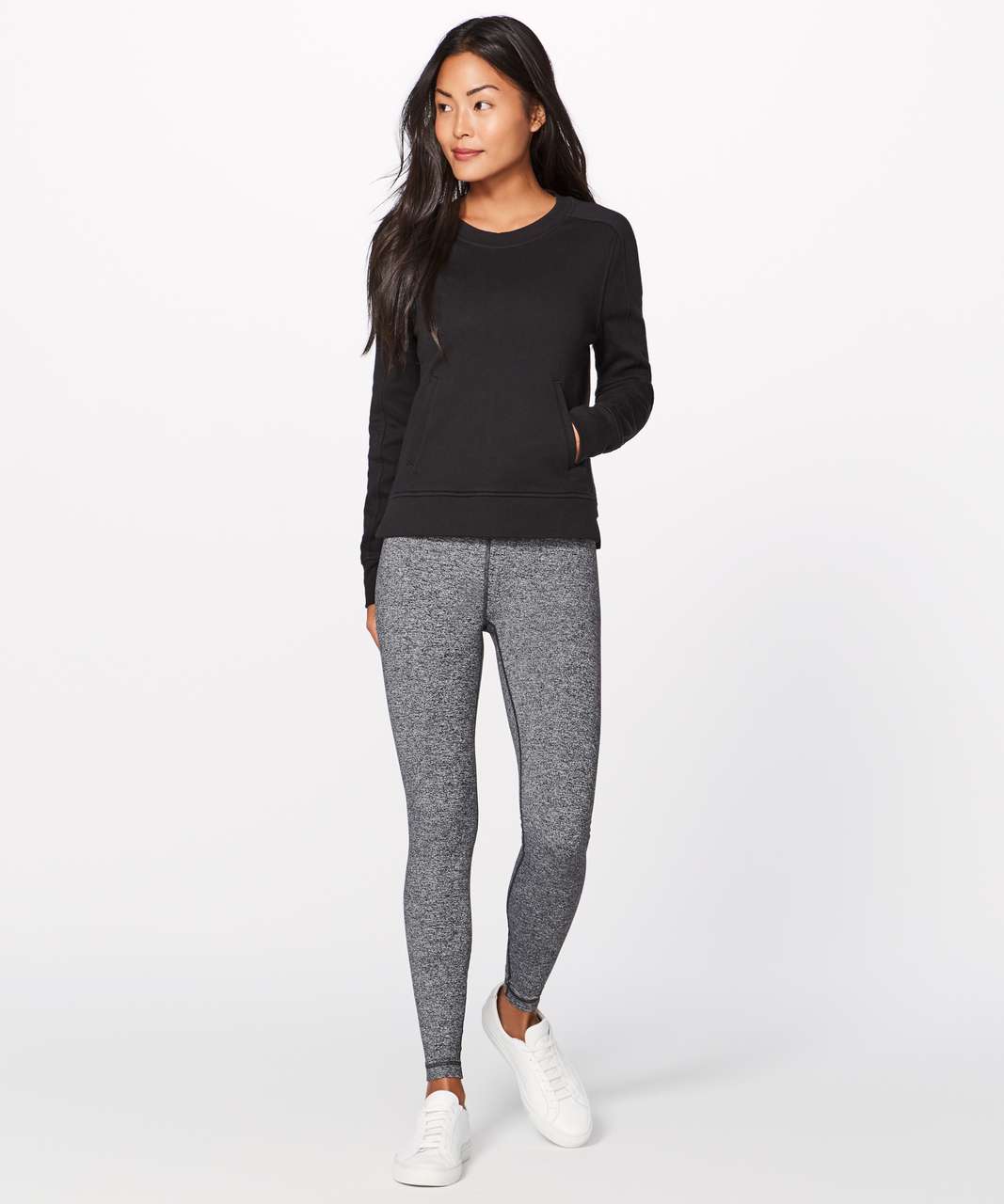 Lululemon Press Pause Crew - Black - lulu fanatics