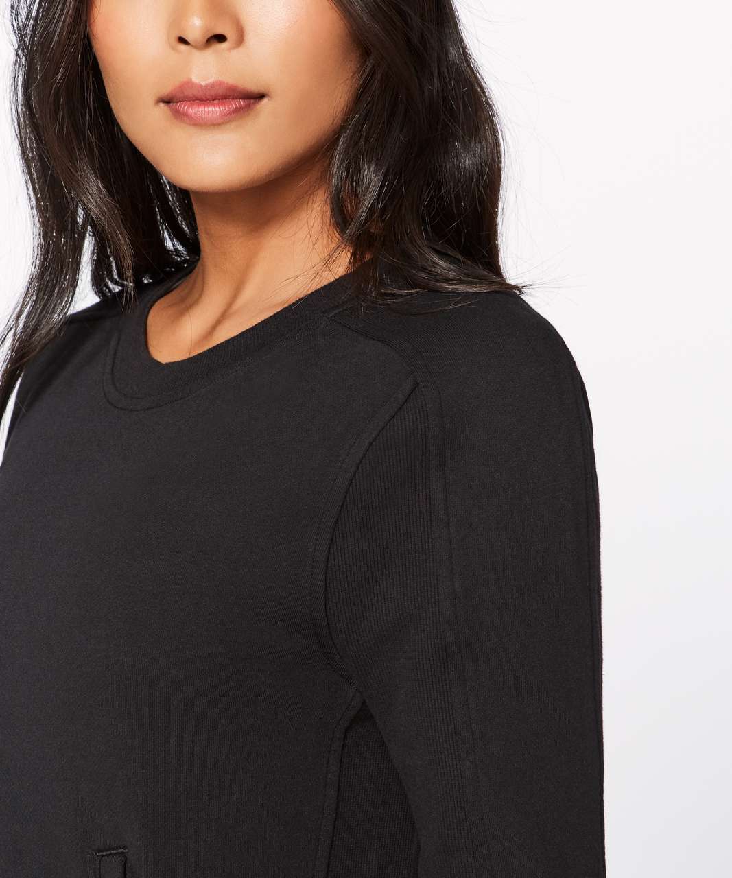 Lululemon Press Pause Crew - Black - lulu fanatics