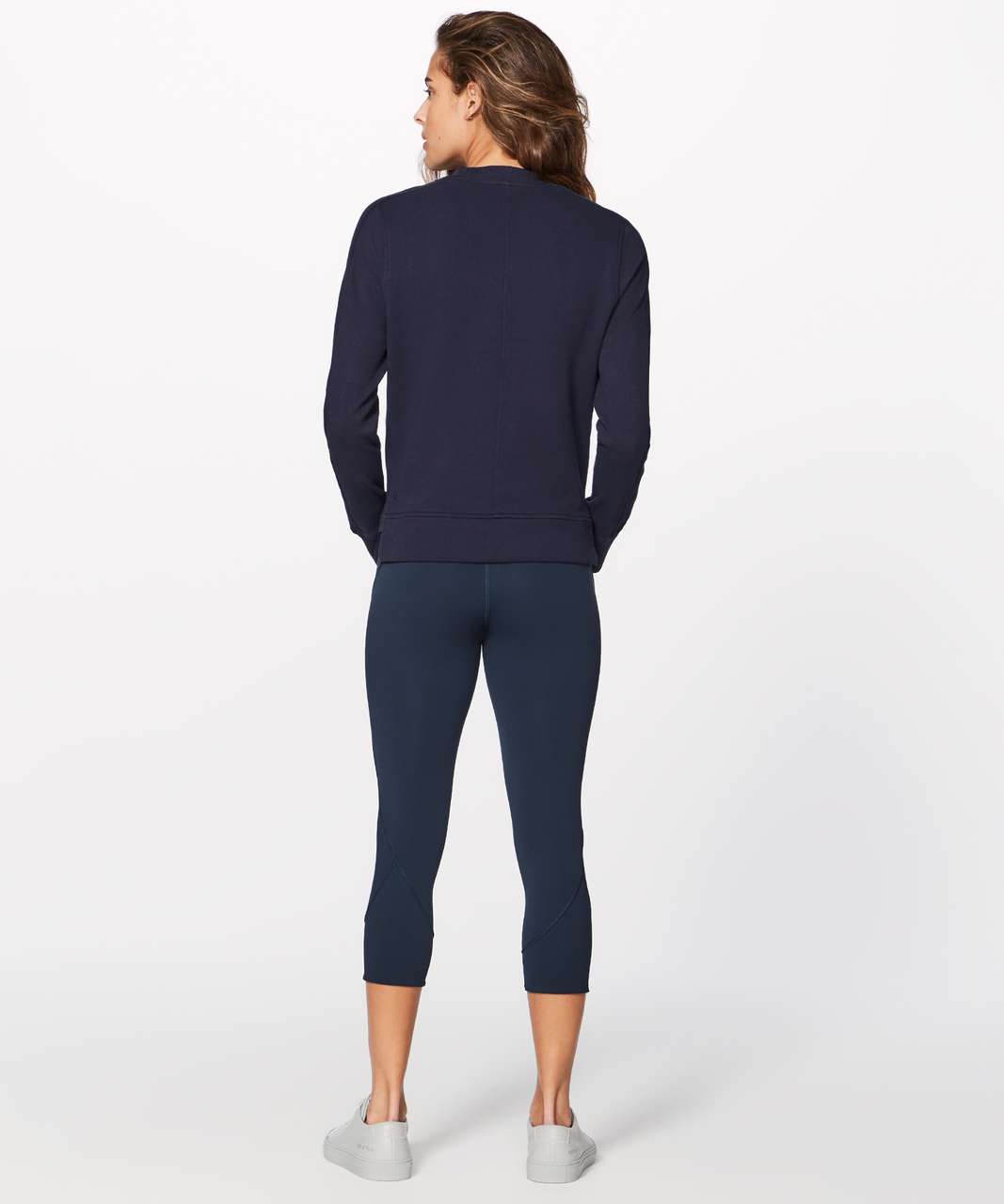 Lululemon Press Pause Crew - Midnight Navy