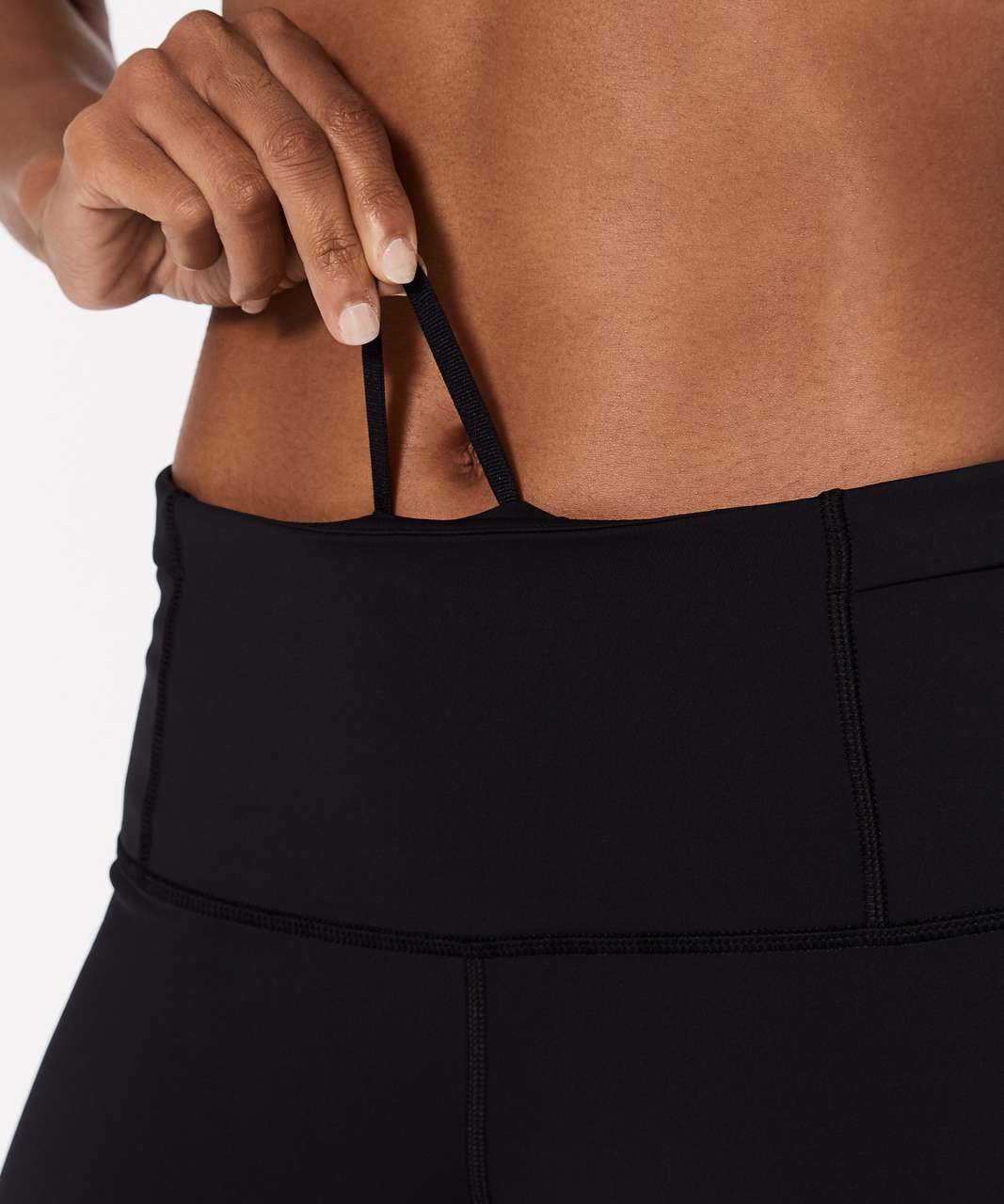 Lululemon Run With The Sun Crop (Reflective) - Black / Reflective