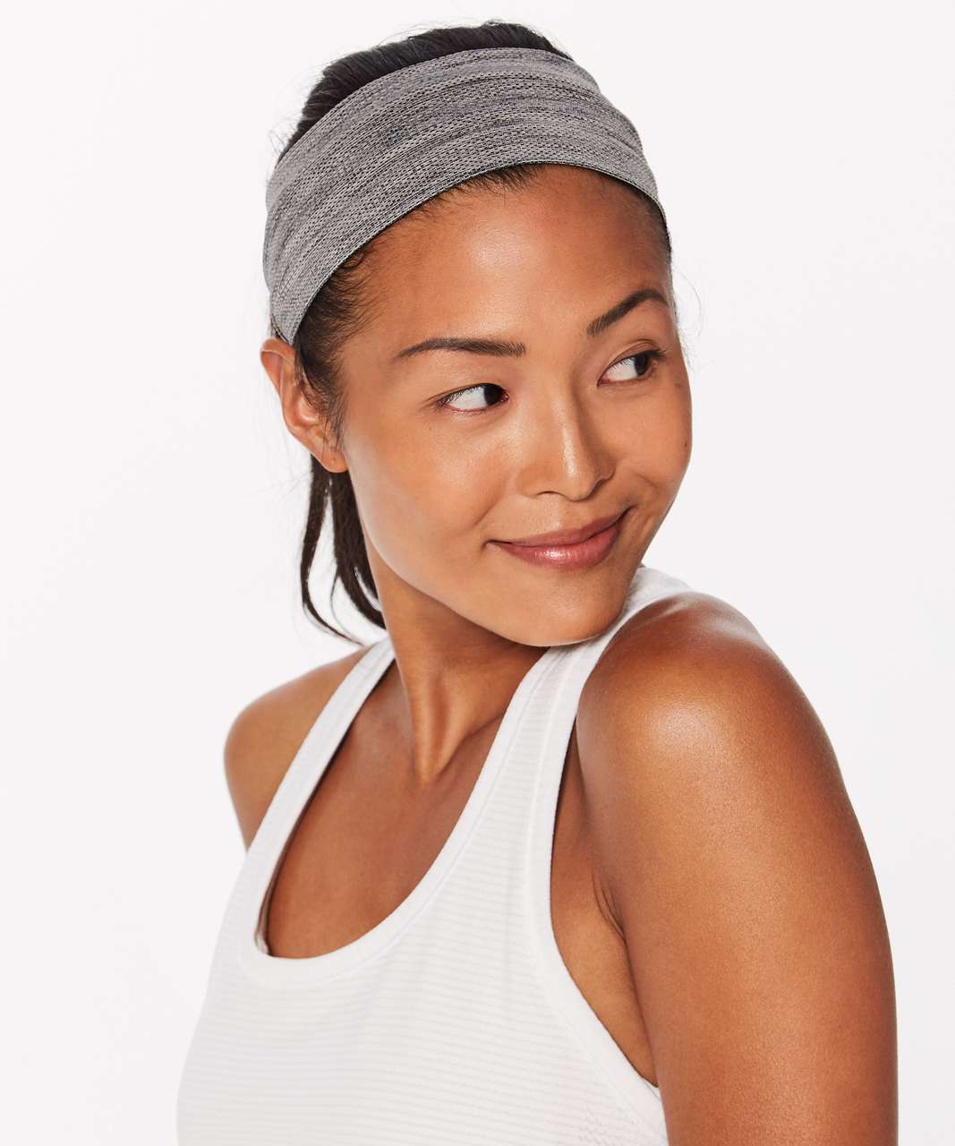 Lululemon Swiftly Headband - Slate / White