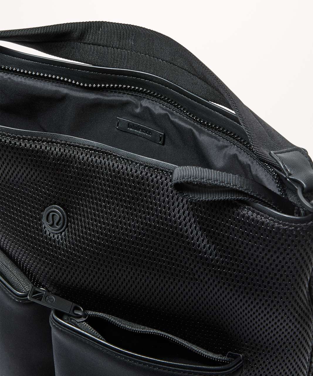 Lululemon All Set Convertible Backpack (Mesh 13L) - Black / Black