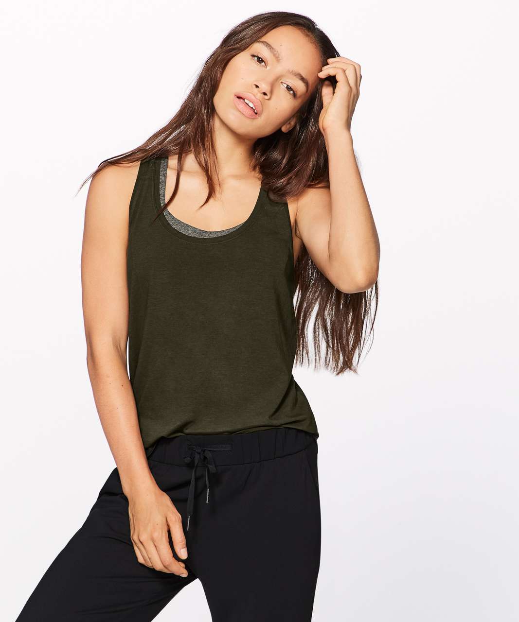 Lululemon Love Tank II - Dark Olive (First Release)