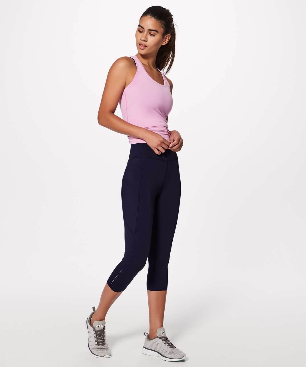 Lululemon Fast & Free Crop II *Nulux 19" - Aeon