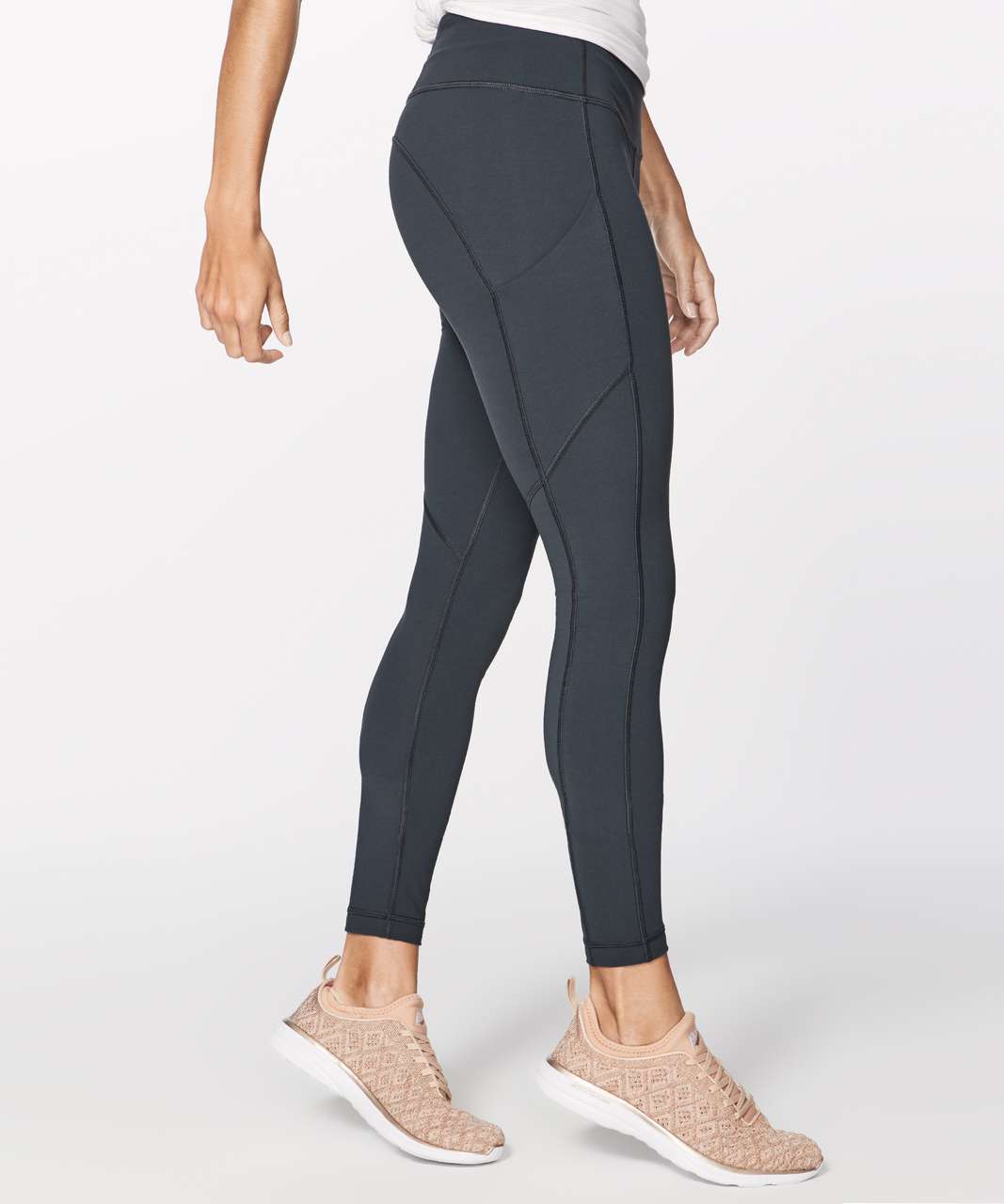 Lululemon Speed Tight IV (Brushed) - Black / Sequin Dot Black Silver - lulu  fanatics