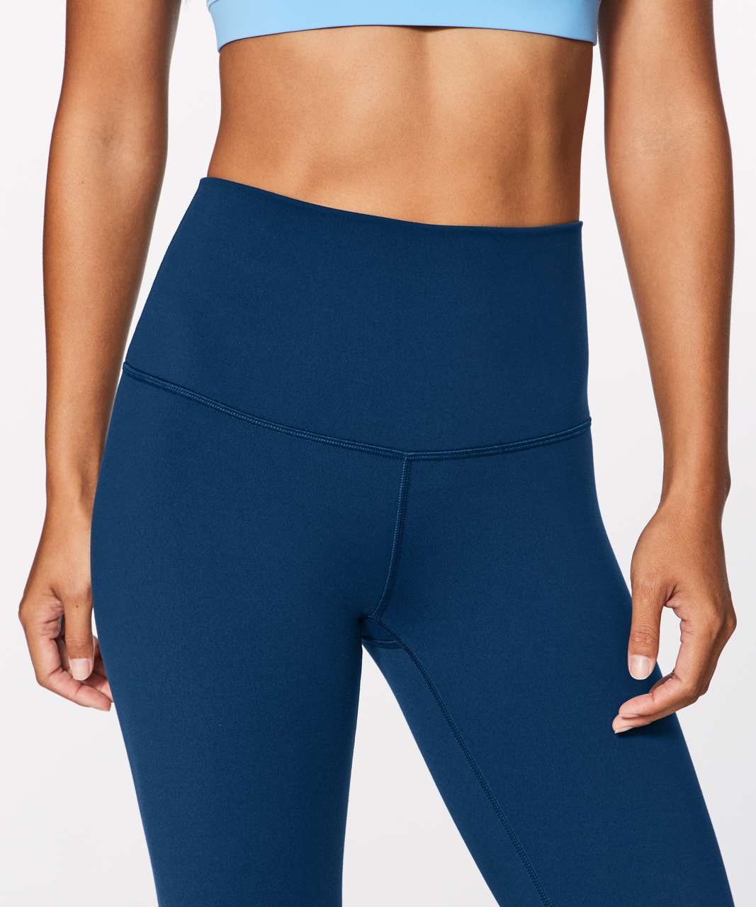 Lululemon Wunder Under Crop II (Special Edition) (Scallop 23") - Night Tide