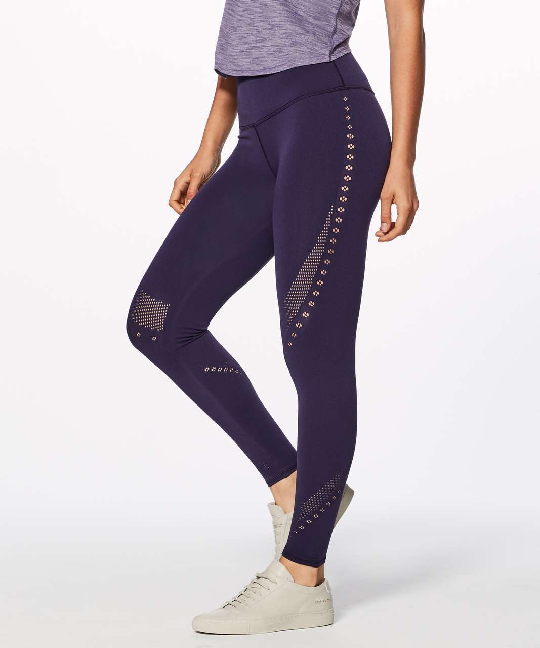 Lululemon Reveal Tight *Lattice Paisley 28 - Black - lulu fanatics