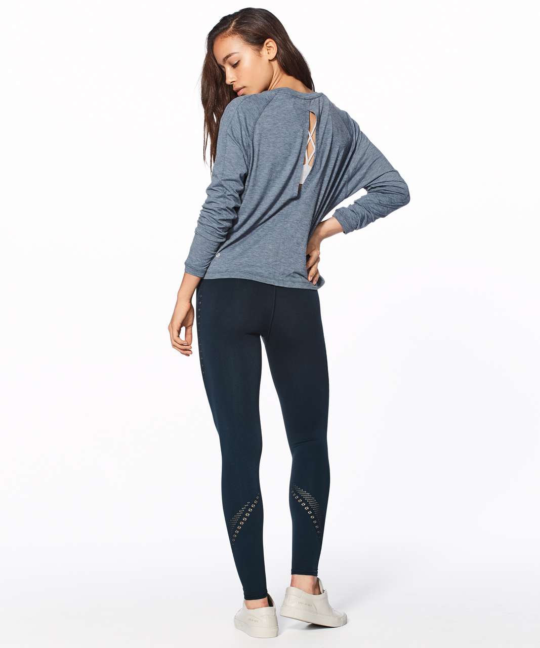 Lululemon Reveal 7/8 Tight (Posy 25) - Nocturnal Teal - lulu fanatics