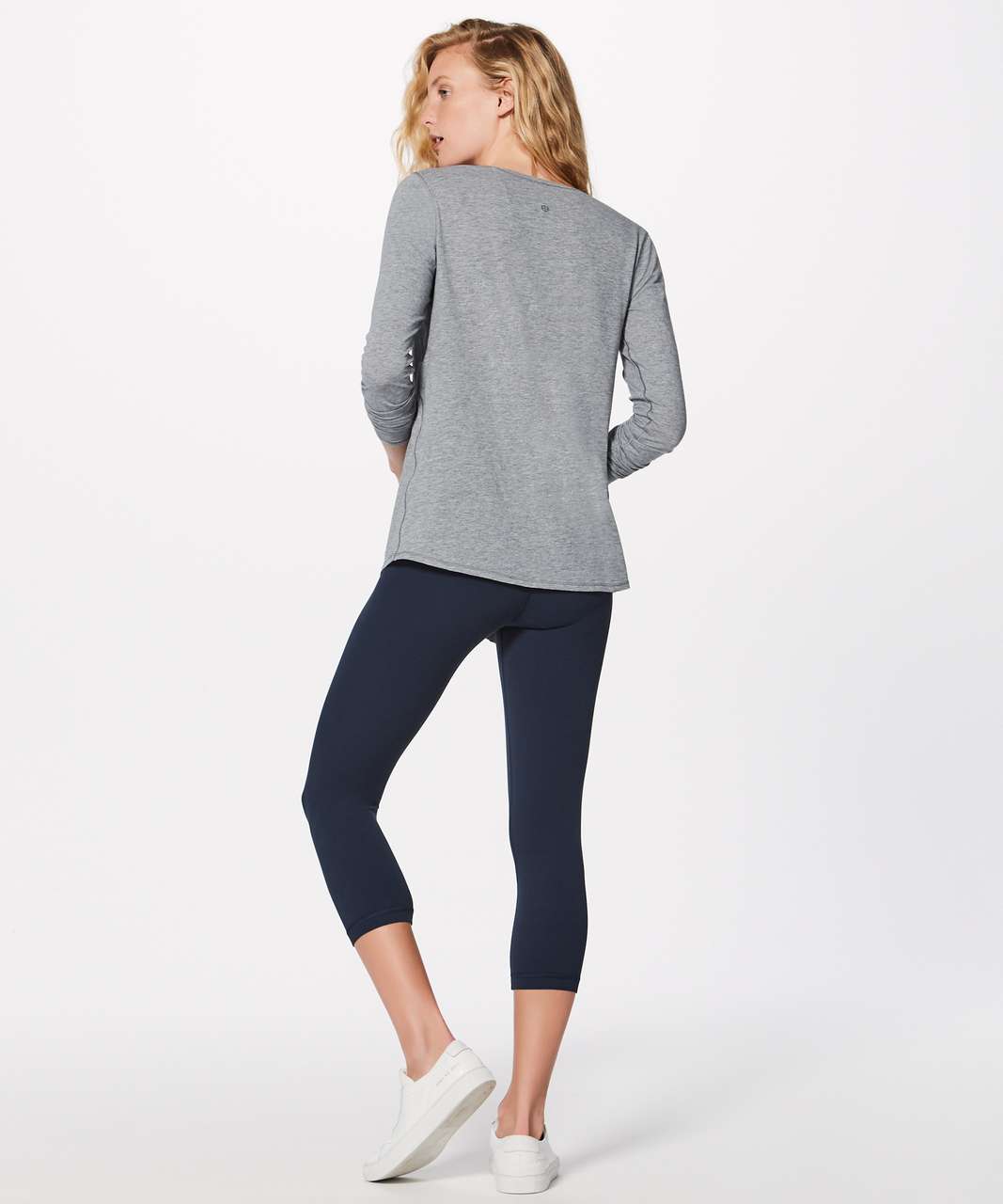 Lululemon Knot A Problem Long Sleeve - Heathered Medium Grey