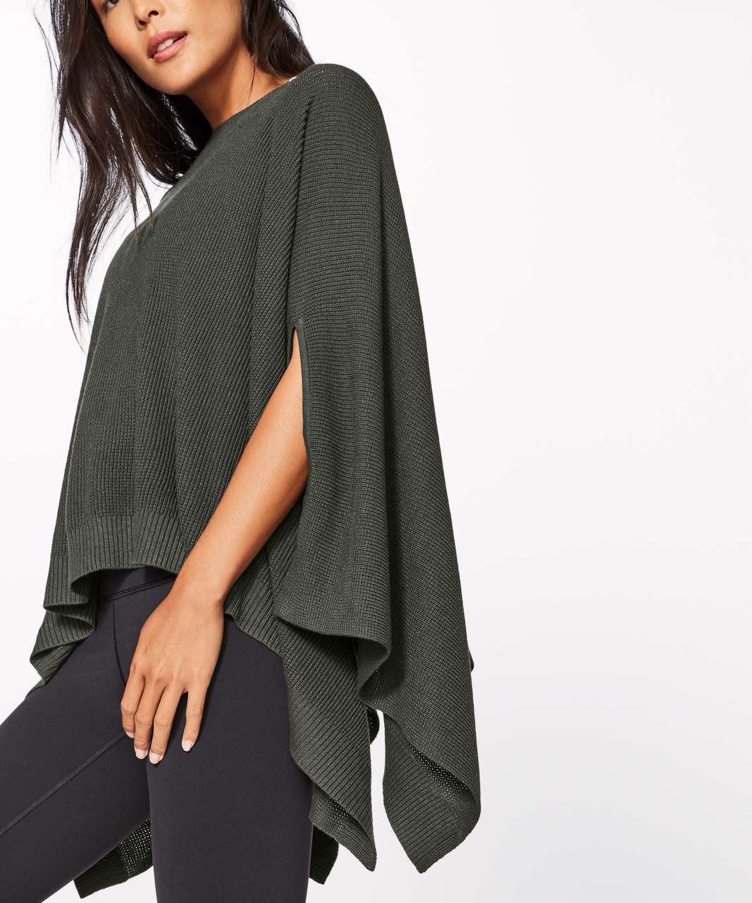 Lululemon Forward Flow Cape - Dark Olive