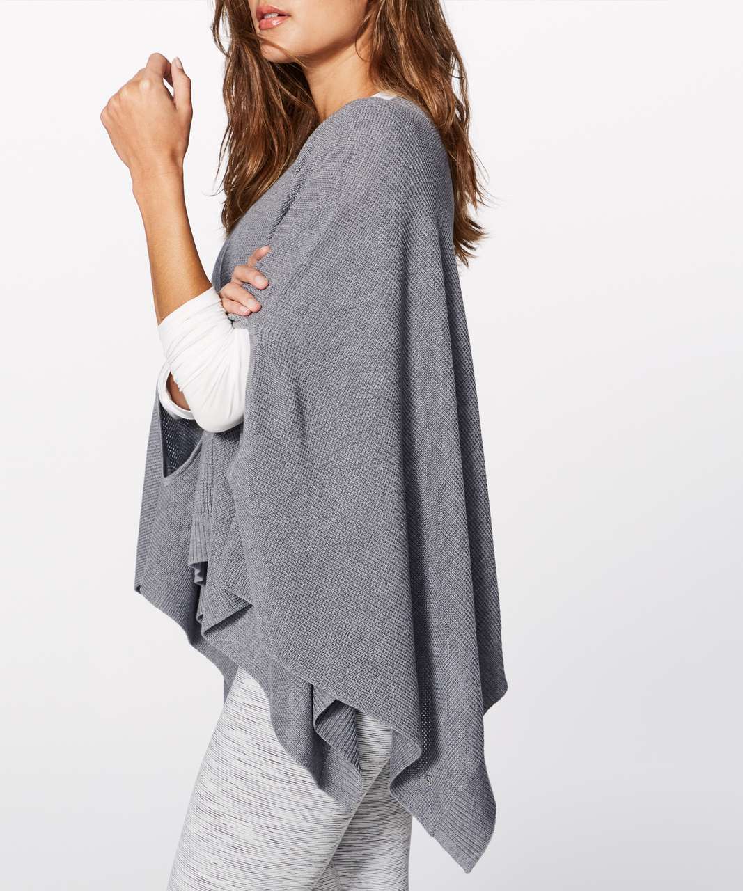 Lululemon Forward Flow Cape - Heathered Medium Grey