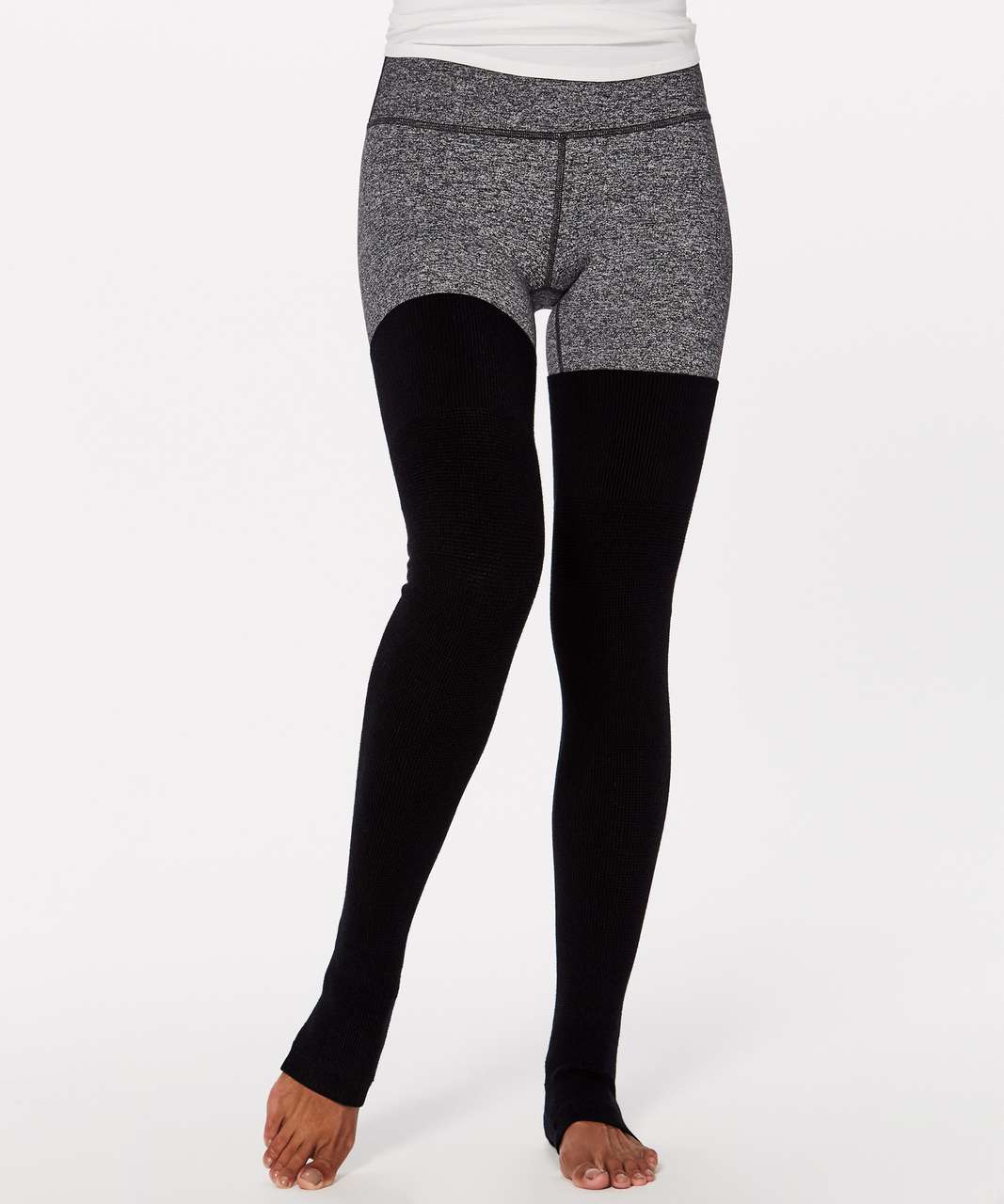 Lululemon Mandala Leg Warmer - Black - lulu fanatics