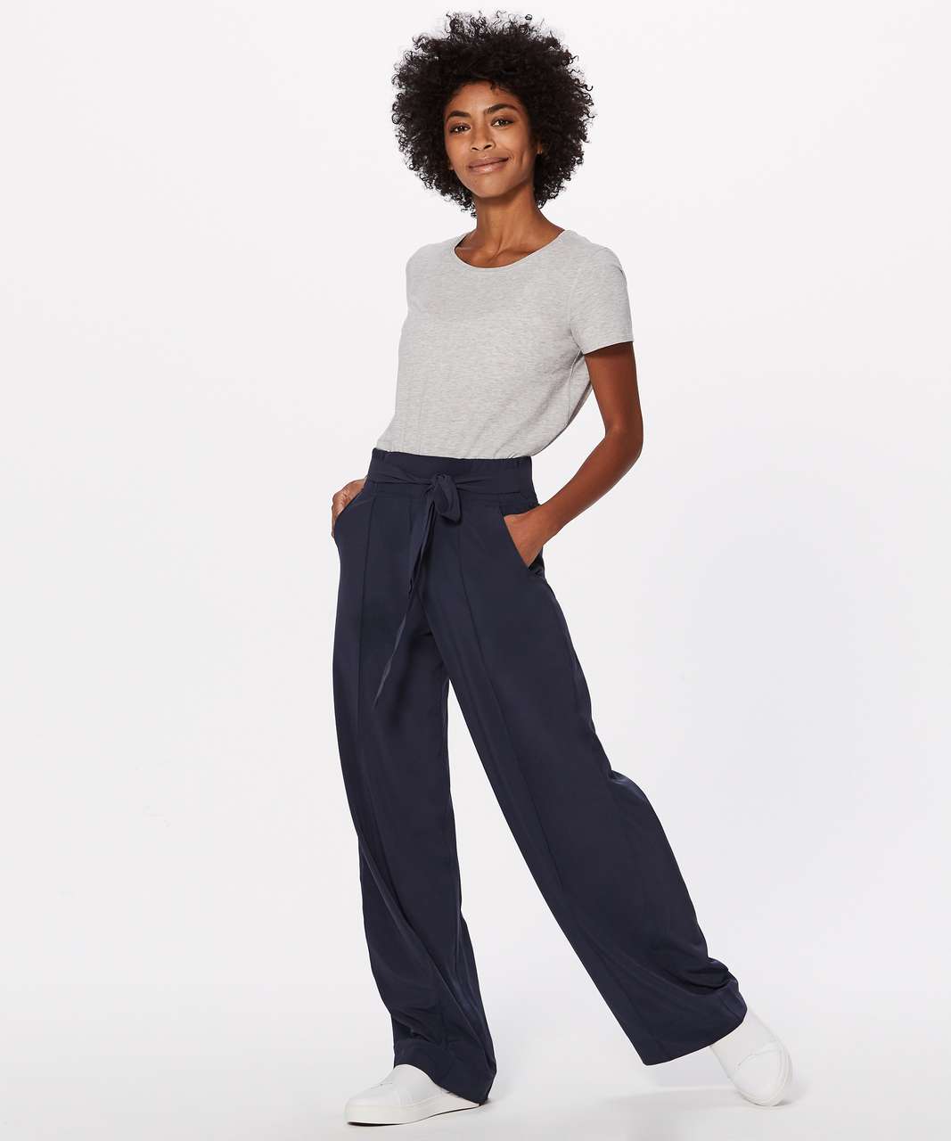 Lululemon Your True Trouser 7/8 Pant - Cadet Blue - lulu fanatics