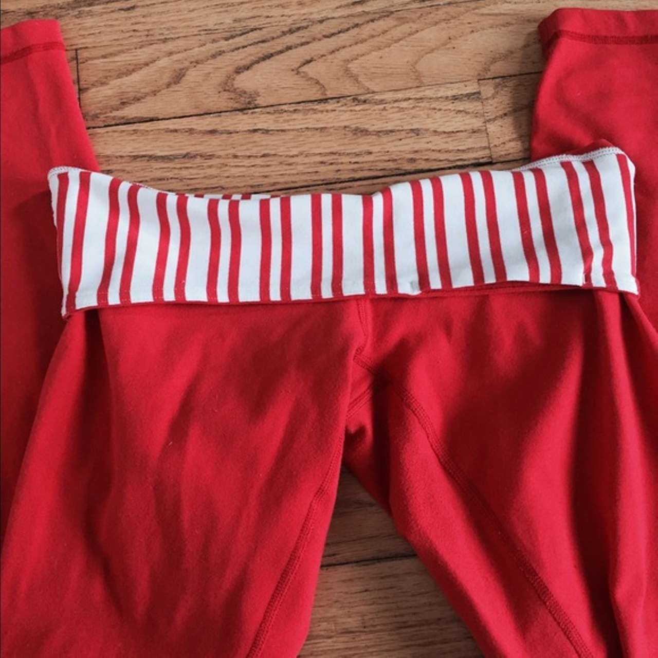 Lululemon Wunder Under Pant *Reversible - Love Red / Twin Stripe Love Red 