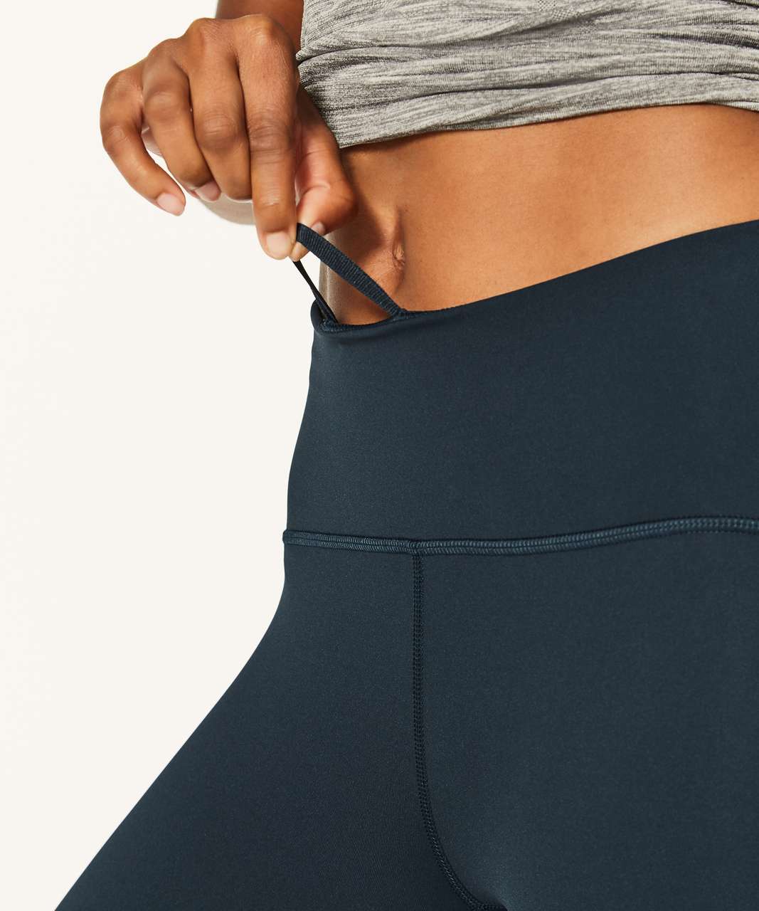 Lululemon Train Times Crop (17" ) - Nocturnal Teal