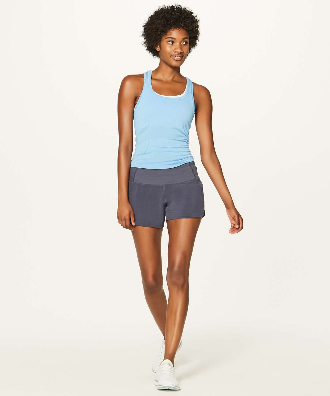 Lululemon Run Times Short II *4" - Shadow Blue