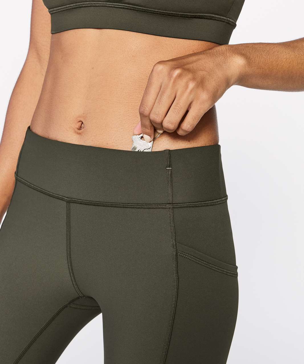 Lululemon Tight Stuff Tight II *25" - Dark Olive