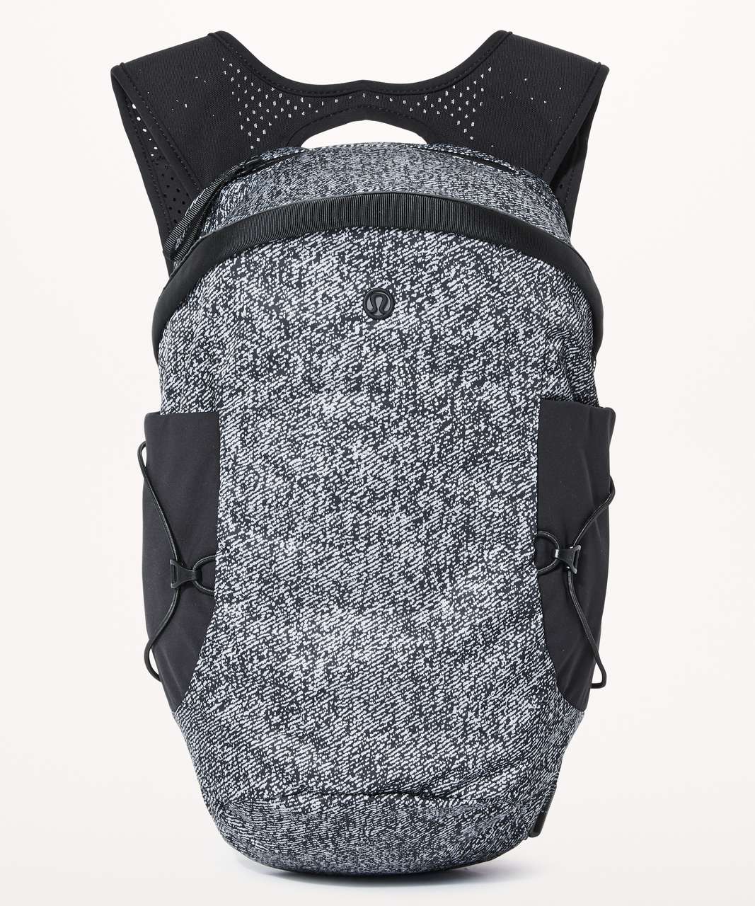 Lululemon Run All Day Backpack II *13L - Irregular Denim Twill Print Ice Grey Black / Black