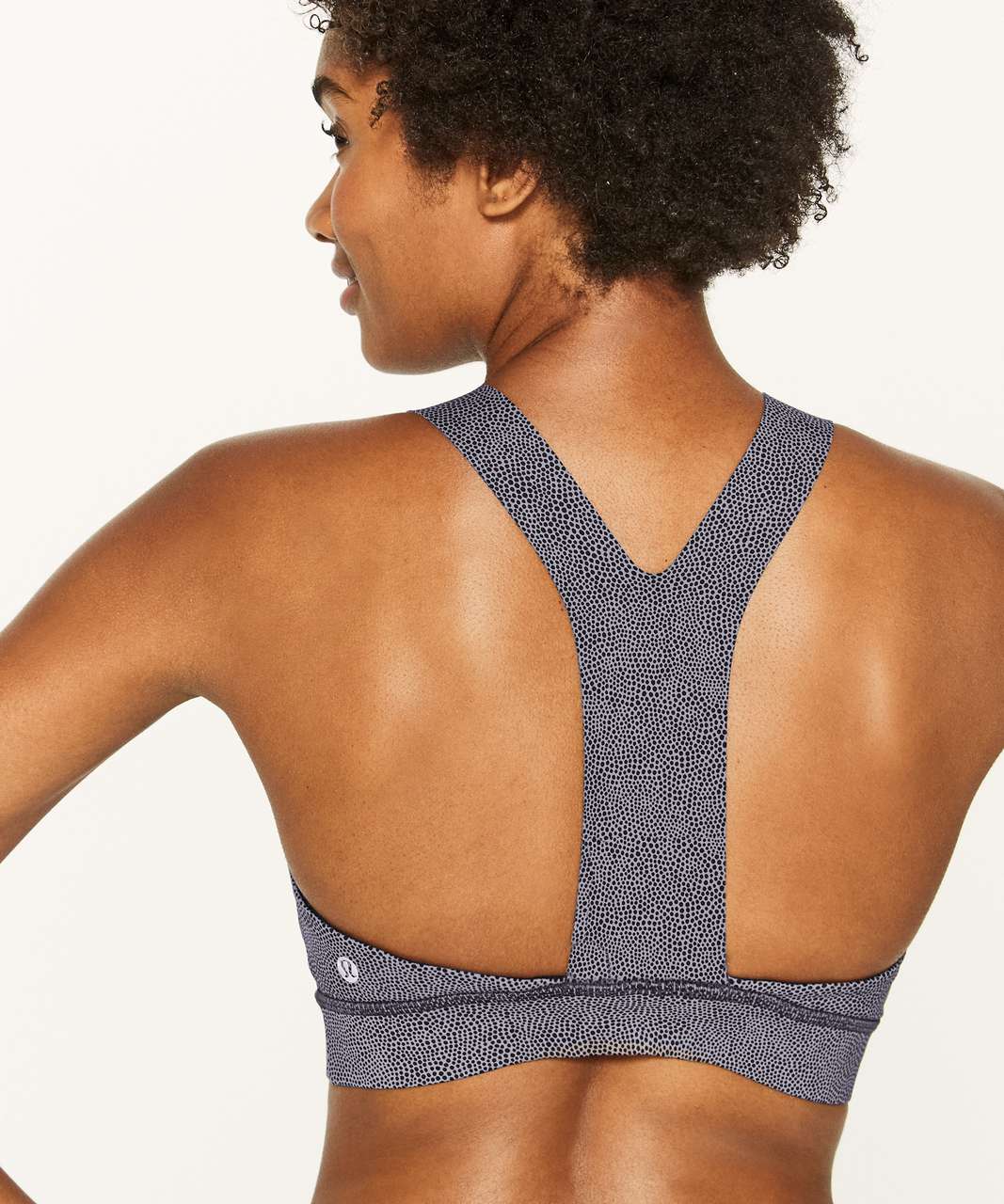 Lululemon Fast & Free Bra (Nulux) - Disperse Dusky Lavender Black