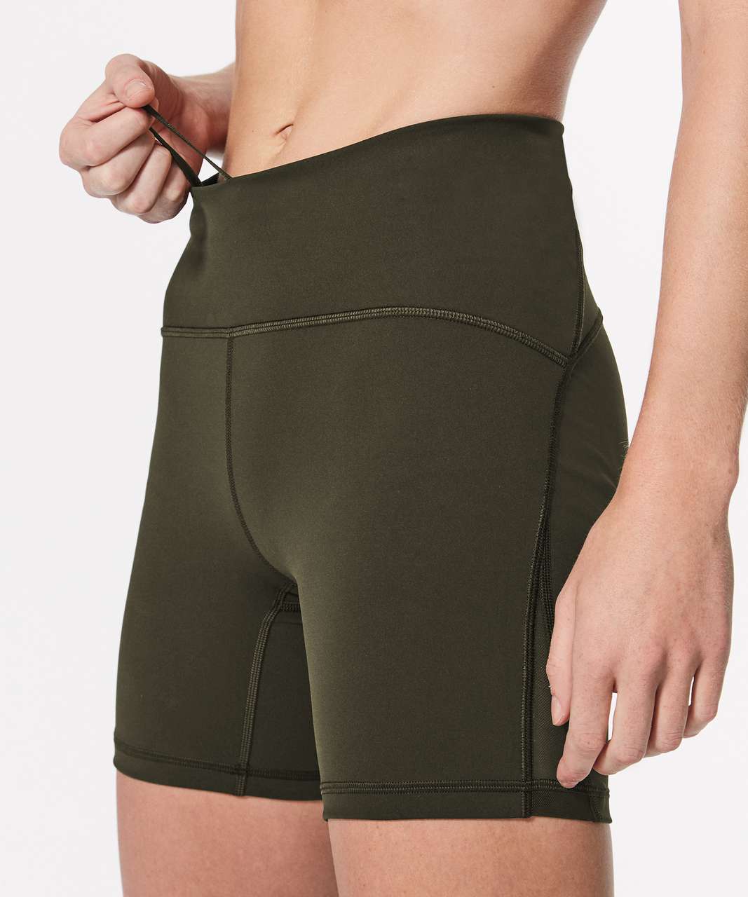 Lululemon Train Times Short *6" - Dark Olive