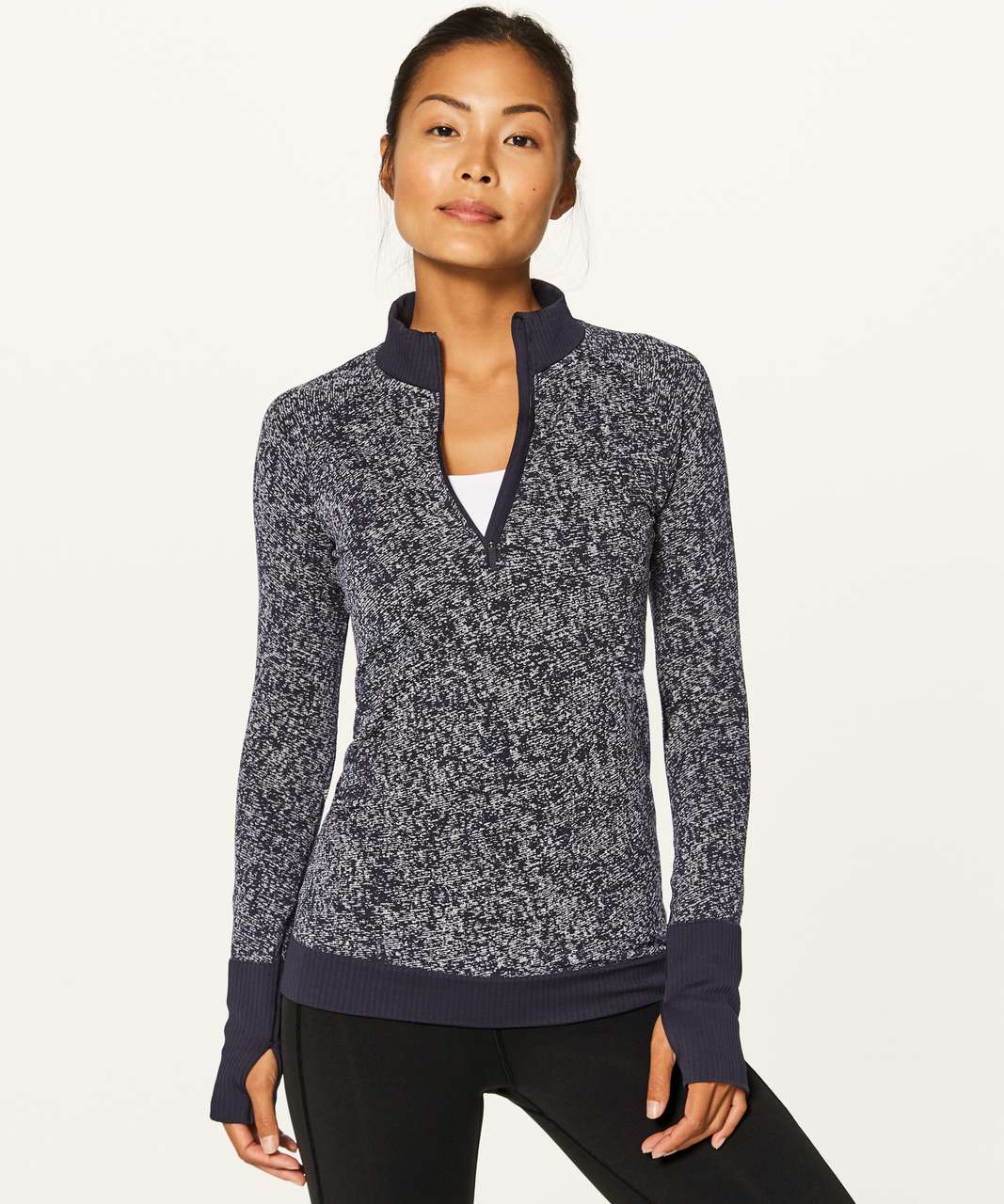 Lululemon Rest Less Pullover - Bubble Dot Violet Verbena / Chrome - lulu  fanatics