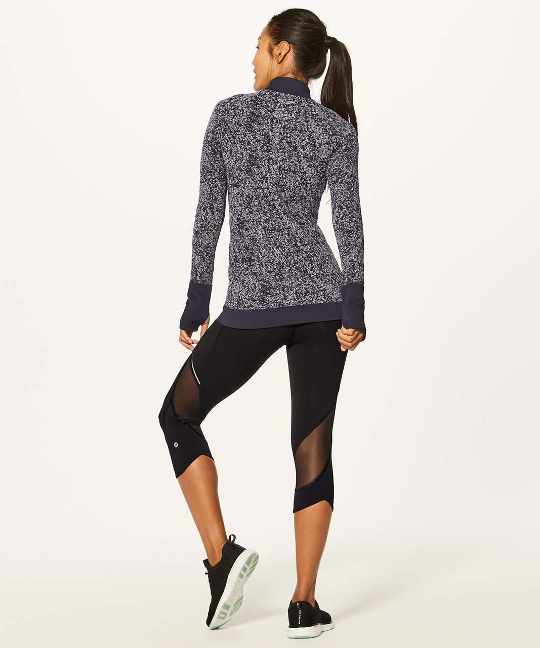 Lululemon Luxtreme Running Half-Zip - Black - lulu fanatics