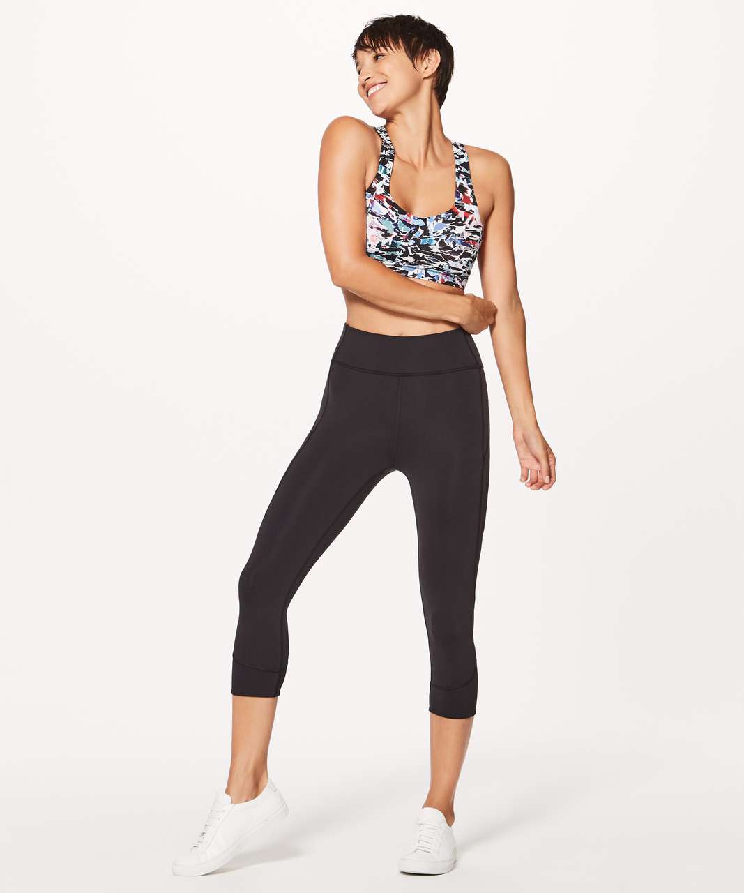 Lululemon In Movement Crop *Everlux 19" - Black (First Release)