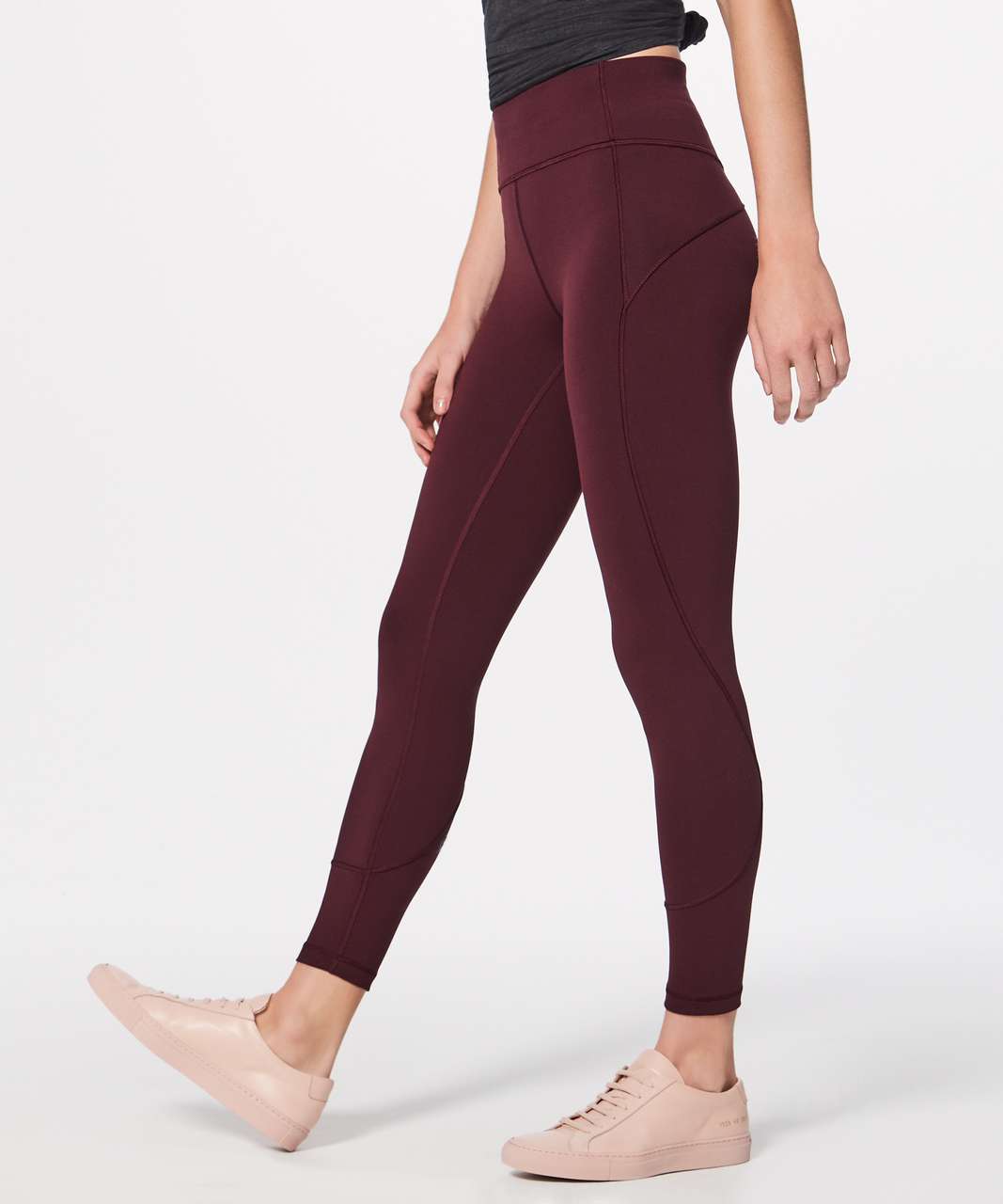 Lululemon Reveal 7/8 Tight (Posy 25) - Black - lulu fanatics