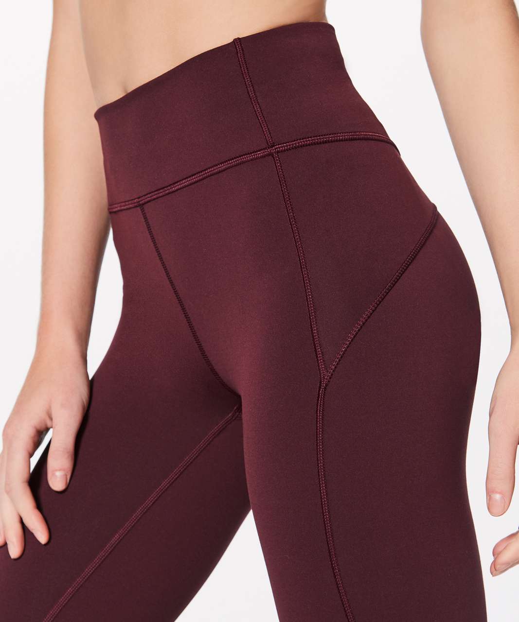 Lululemon In Movement 7/8 Tight *Everlux 25 - Garnet - lulu fanatics