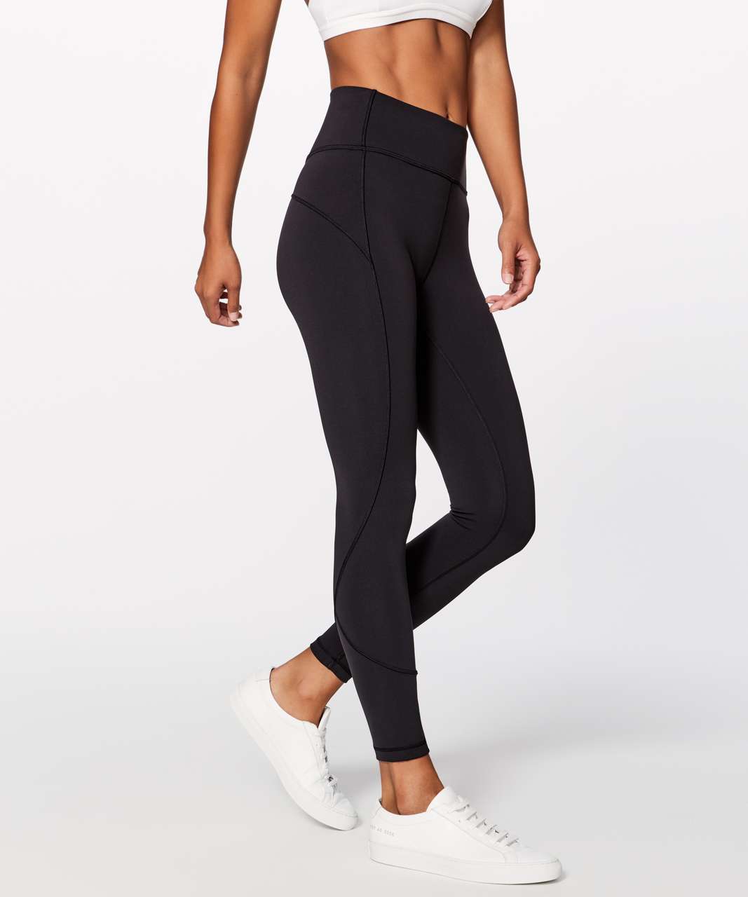 Lululemon In Movement 7/8 Tight *Everlux 25 - Black - lulu fanatics