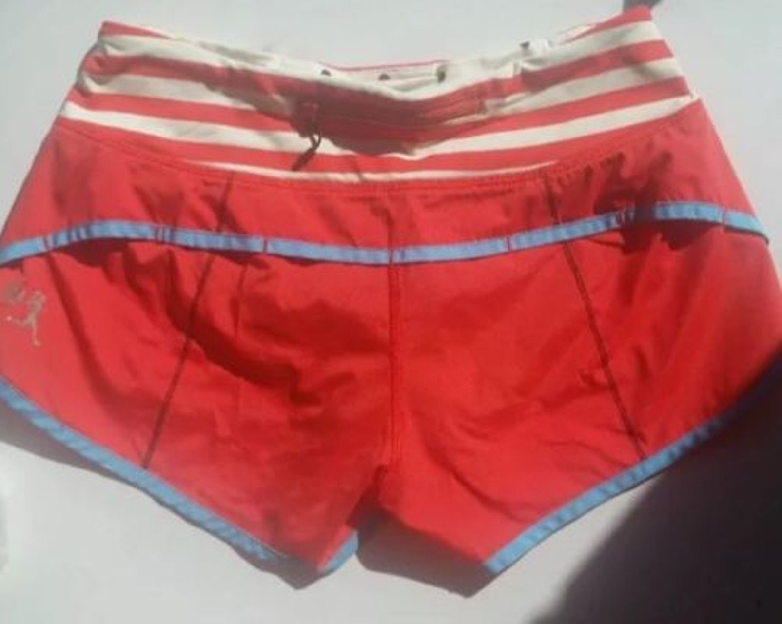 RARE Lululemon Seawheeze 3D Chevron Edition Speed Eye Logo Shorts