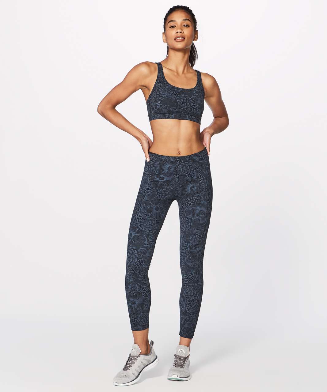 Lululemon Fast & Free 7/8 Tight II (Nulux 25) - Nouveau Mach Blue