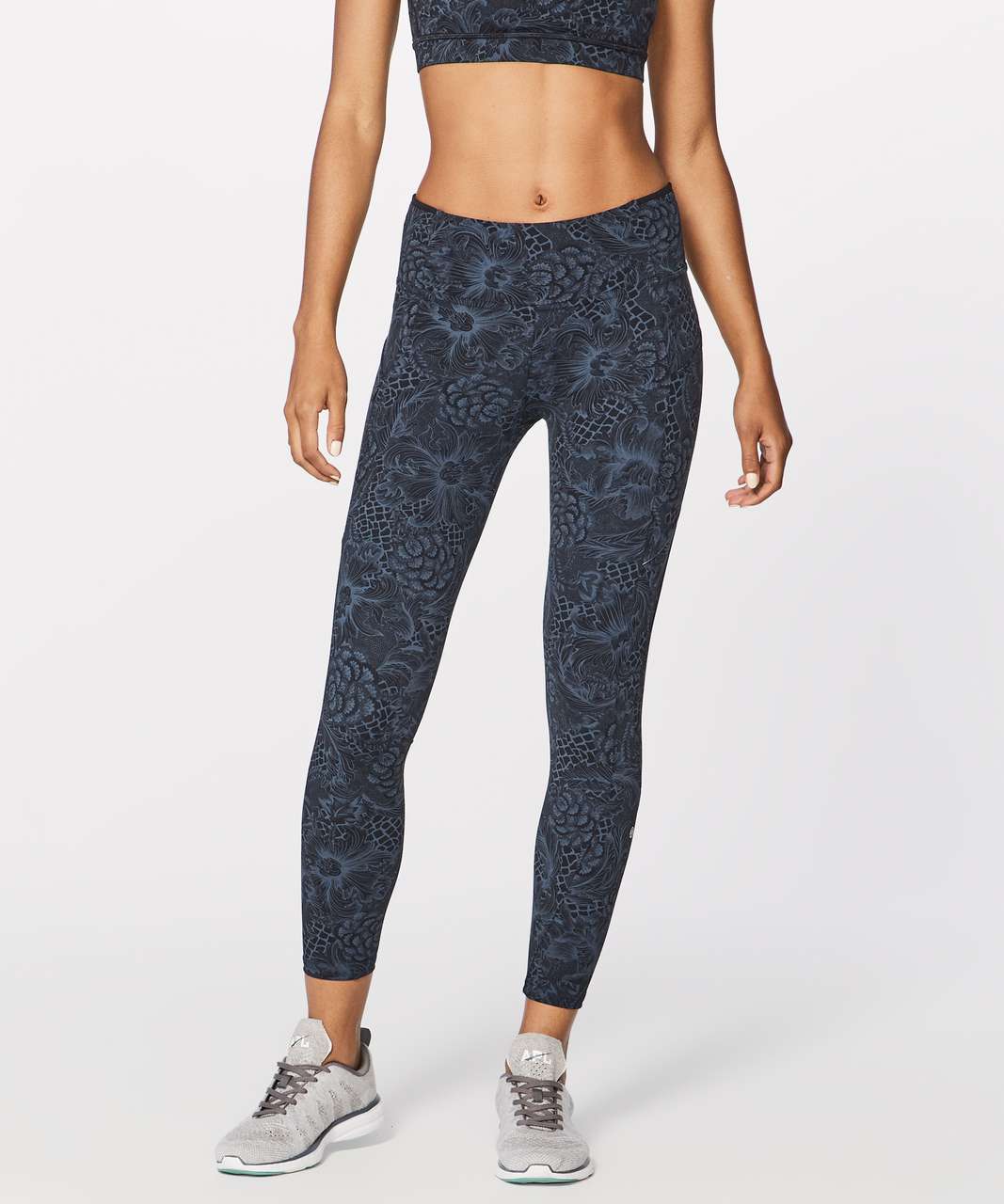 Lululemon Run On Tight (25) - Nouveau Mach Blue Black - lulu fanatics