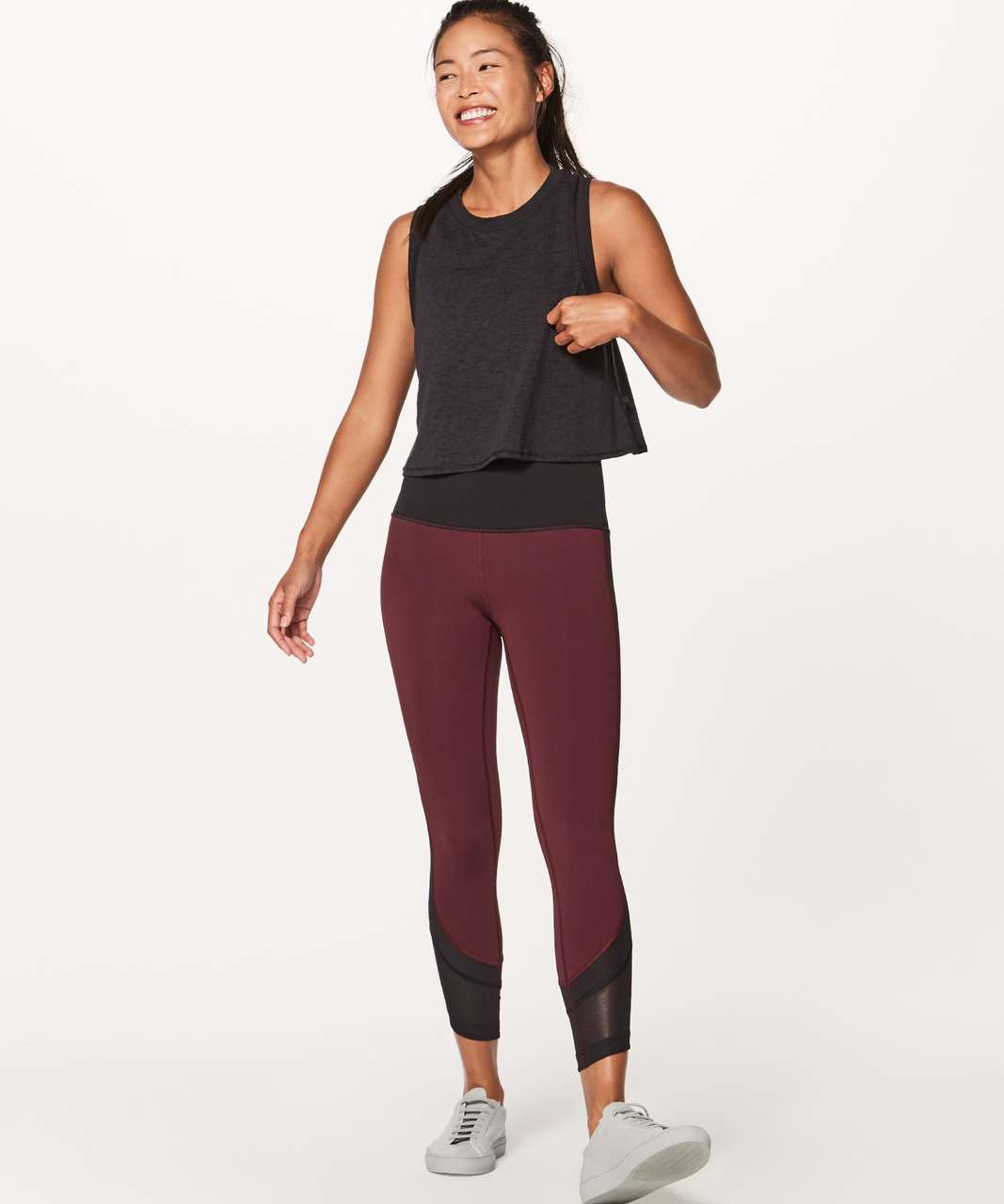 Lululemon Lightest Cropped Tank - Black