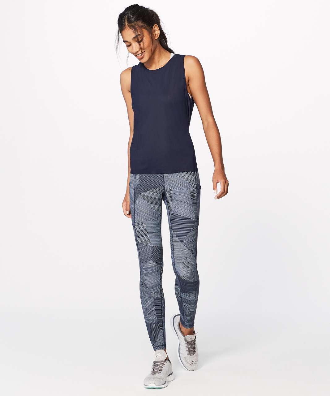 Lululemon Run On Tank - Midnight Navy