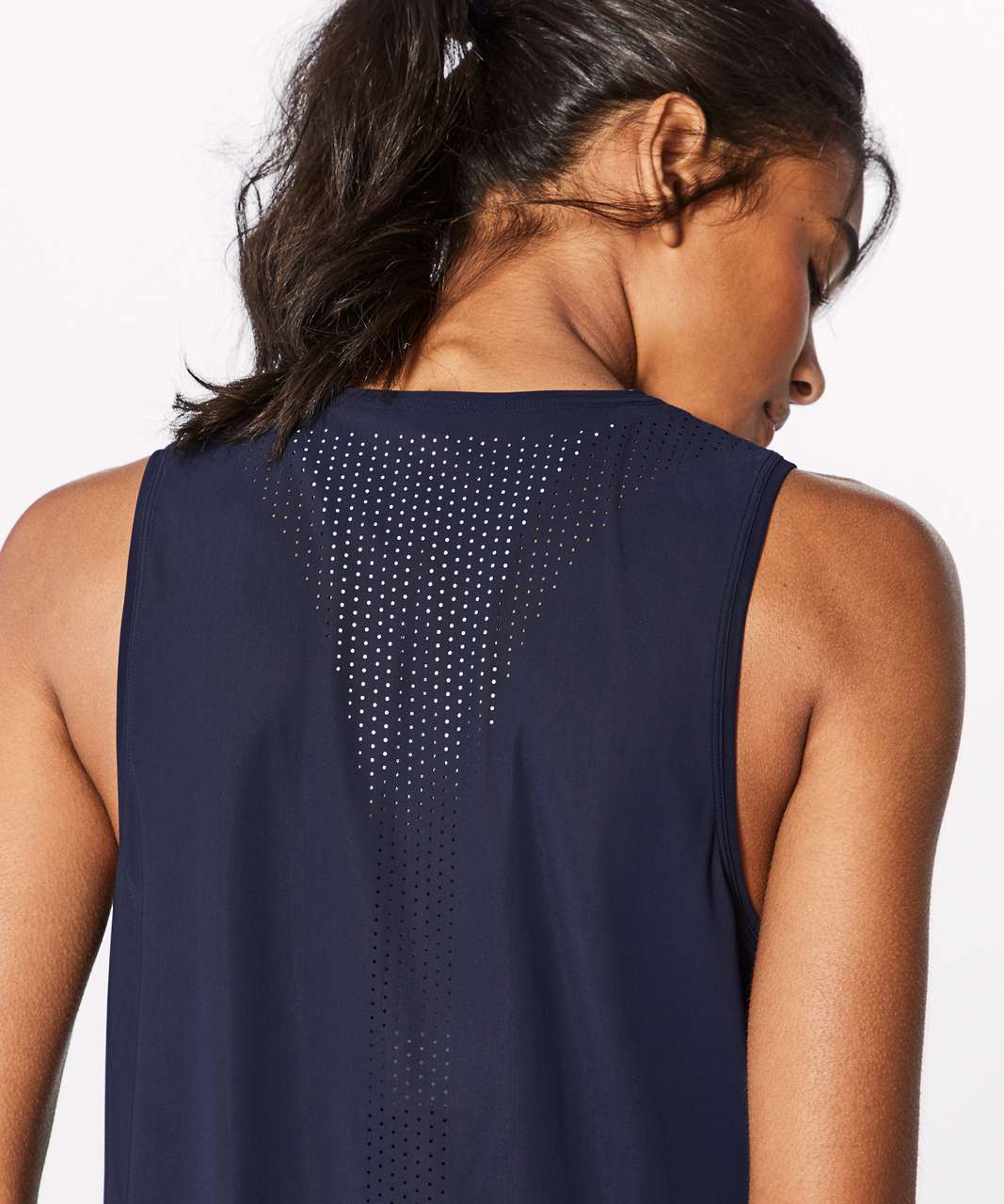 Lululemon Run On Tank - Midnight Navy