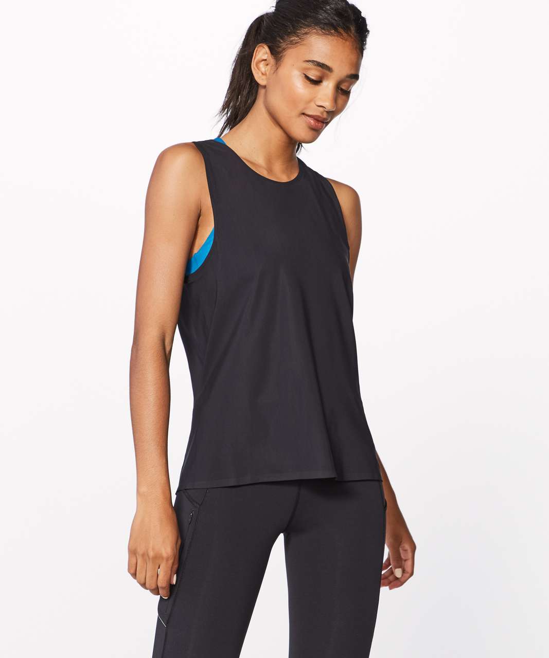 Lululemon Run On Tank - Black - lulu 