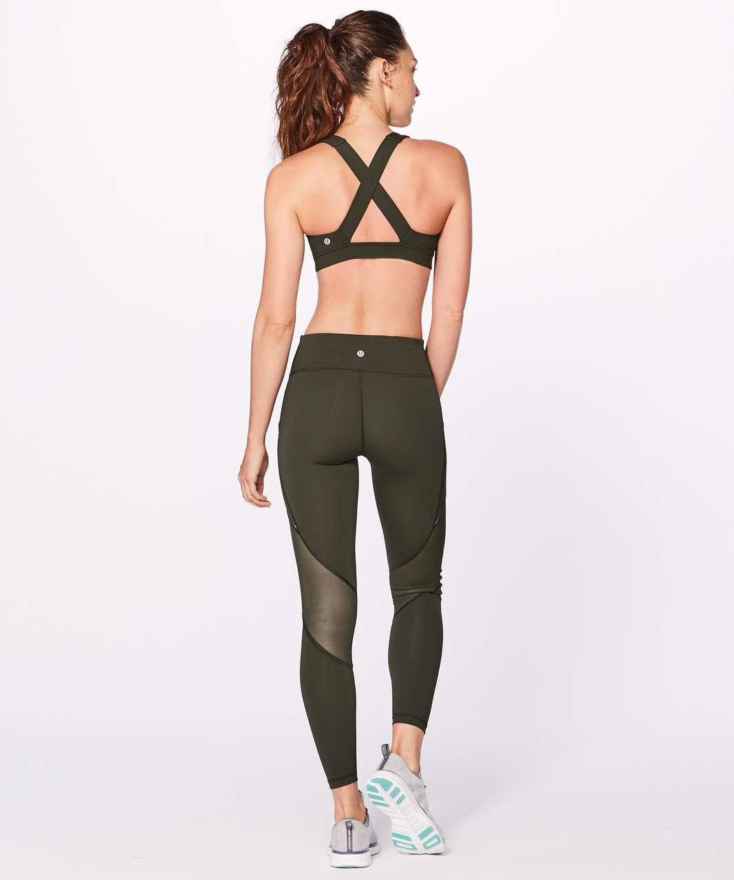 Lululemon Run: Stuff Your Bra III - Mini Ripple Desert Olive